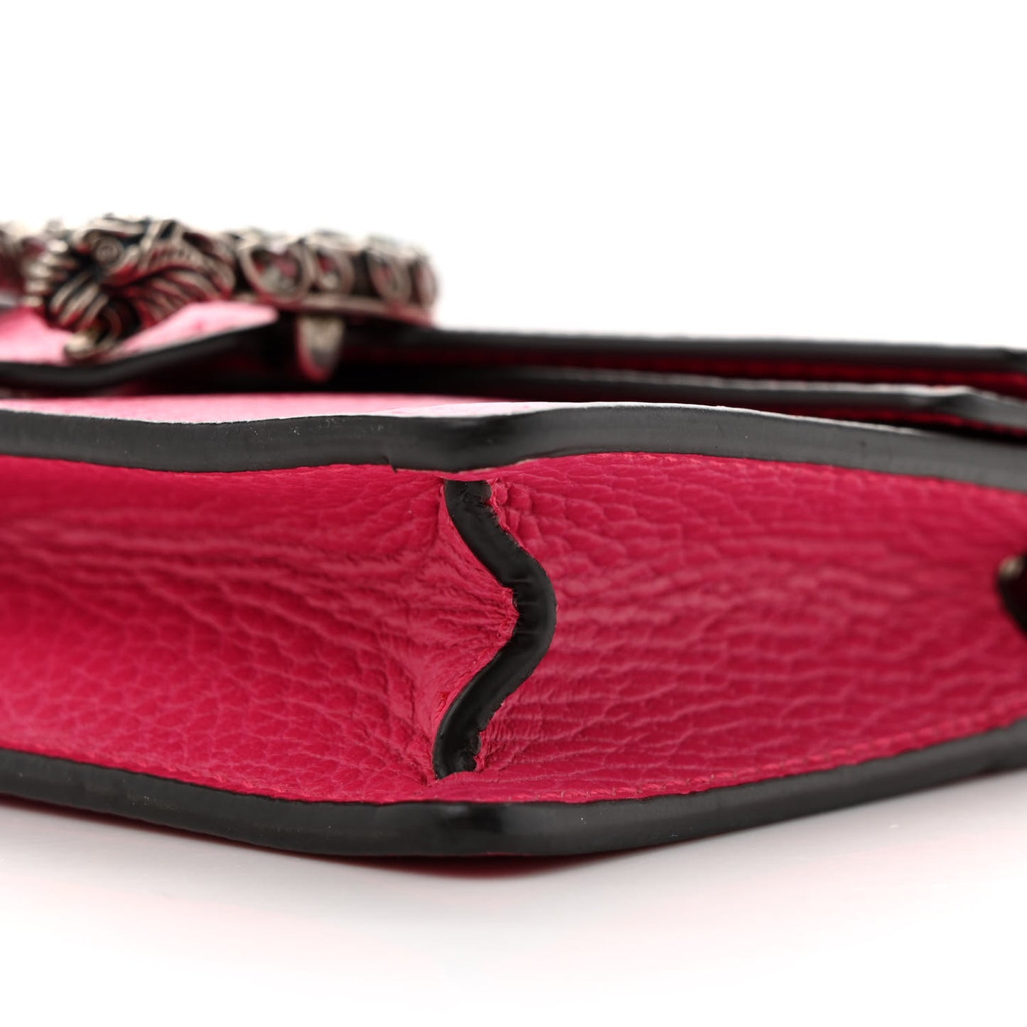 Dollar Calfskin Crystal Super Mini Dionysus Shoulder Bag Box Pink Black Diamond