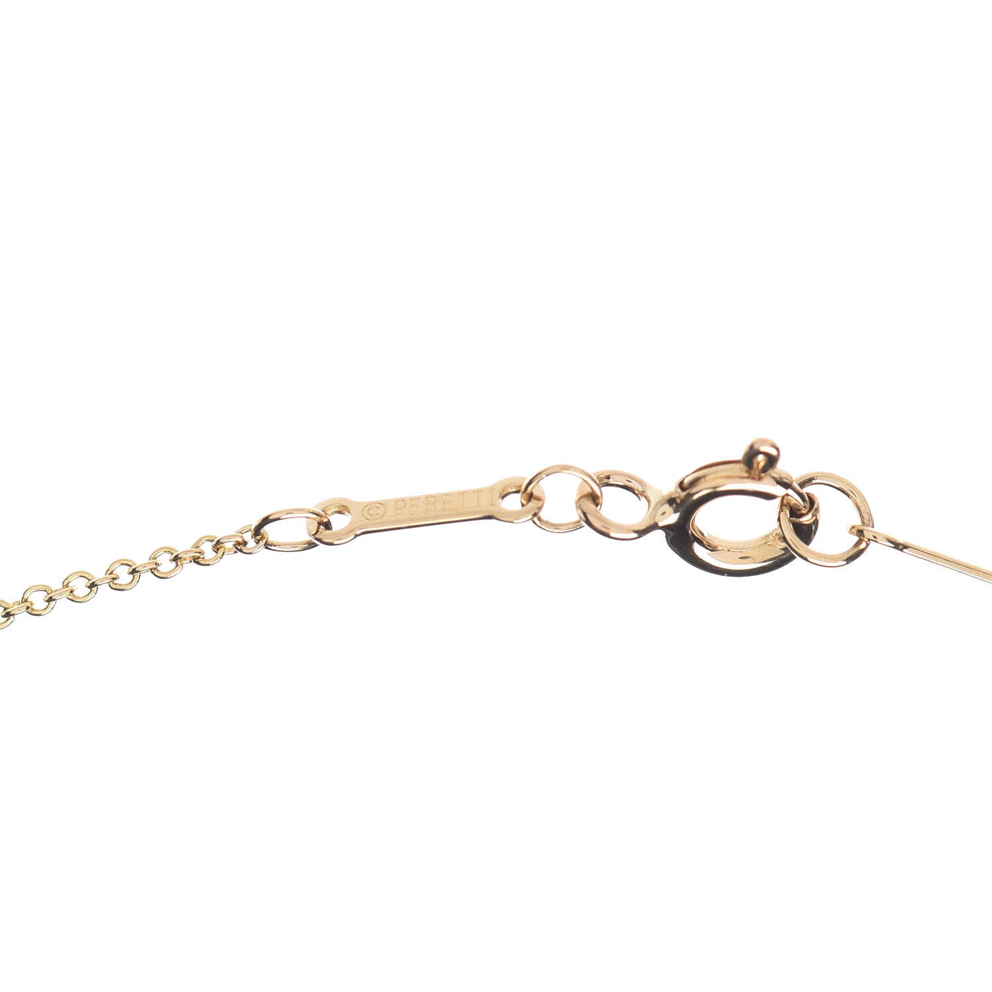 18K Yellow Gold Diamond .05ct Elsa Peretti Diamonds by the Yard Pendant Necklace