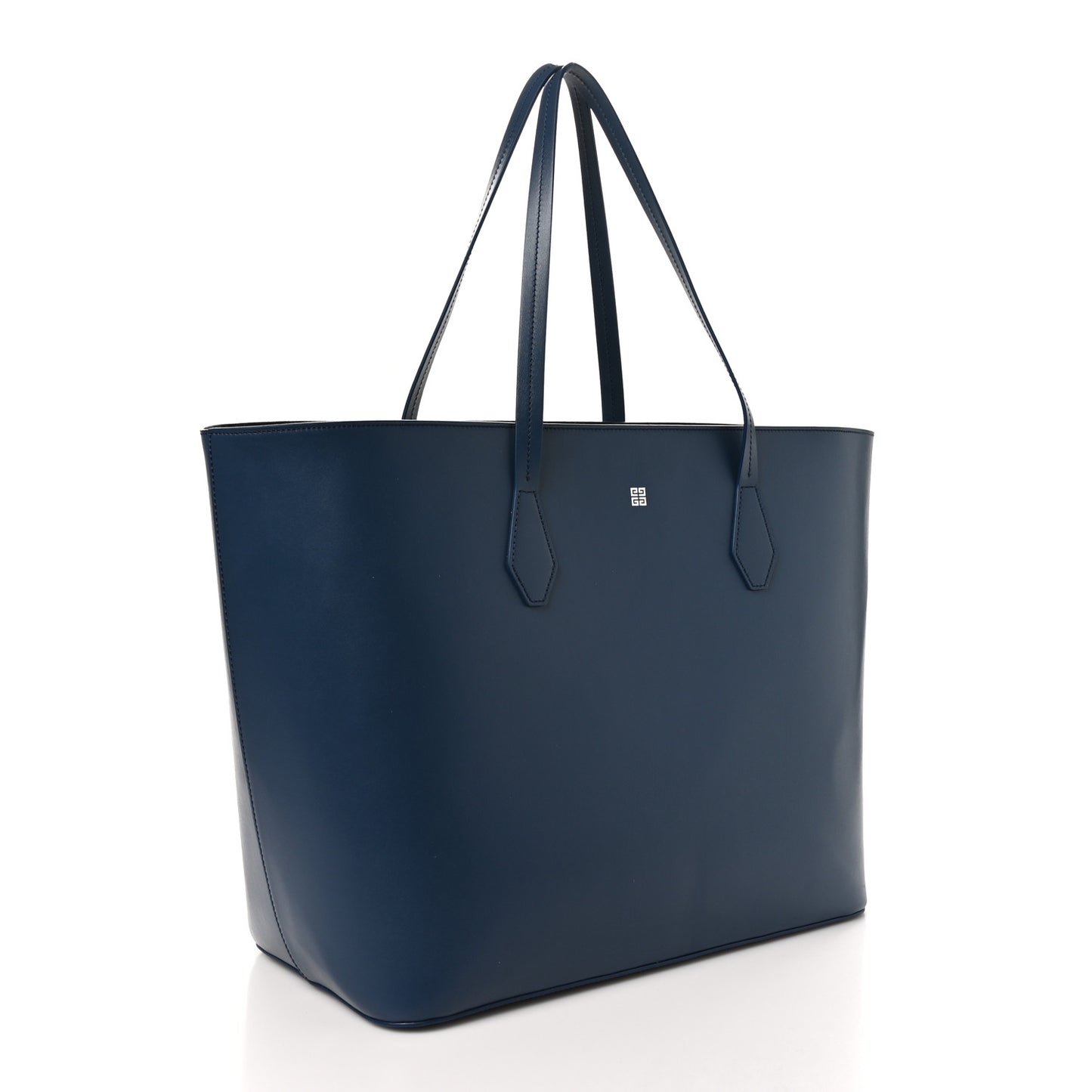 Smooth Calfskin Wing Shopping Bag Midnight