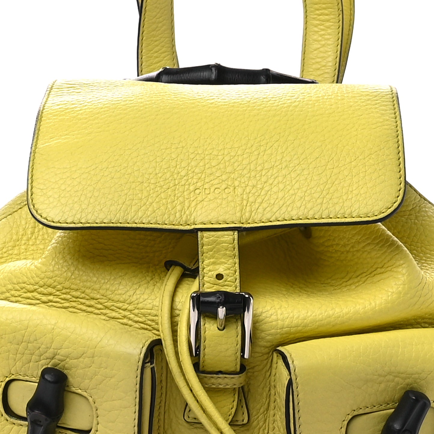 Cellarius Calfskin Medium Bamboo Backpack Mimosa Flower