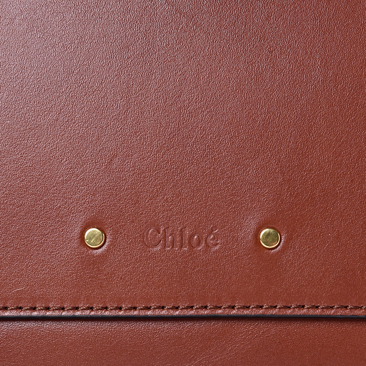 Chloe Shiny Calfskin Medium Annie Shoulder Bag Whiskey 11 of 15