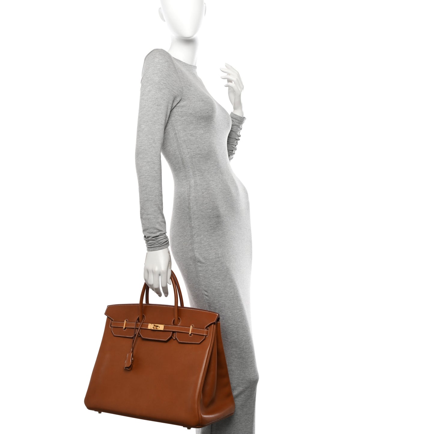 Natural Barenia Birkin 40 Fauve