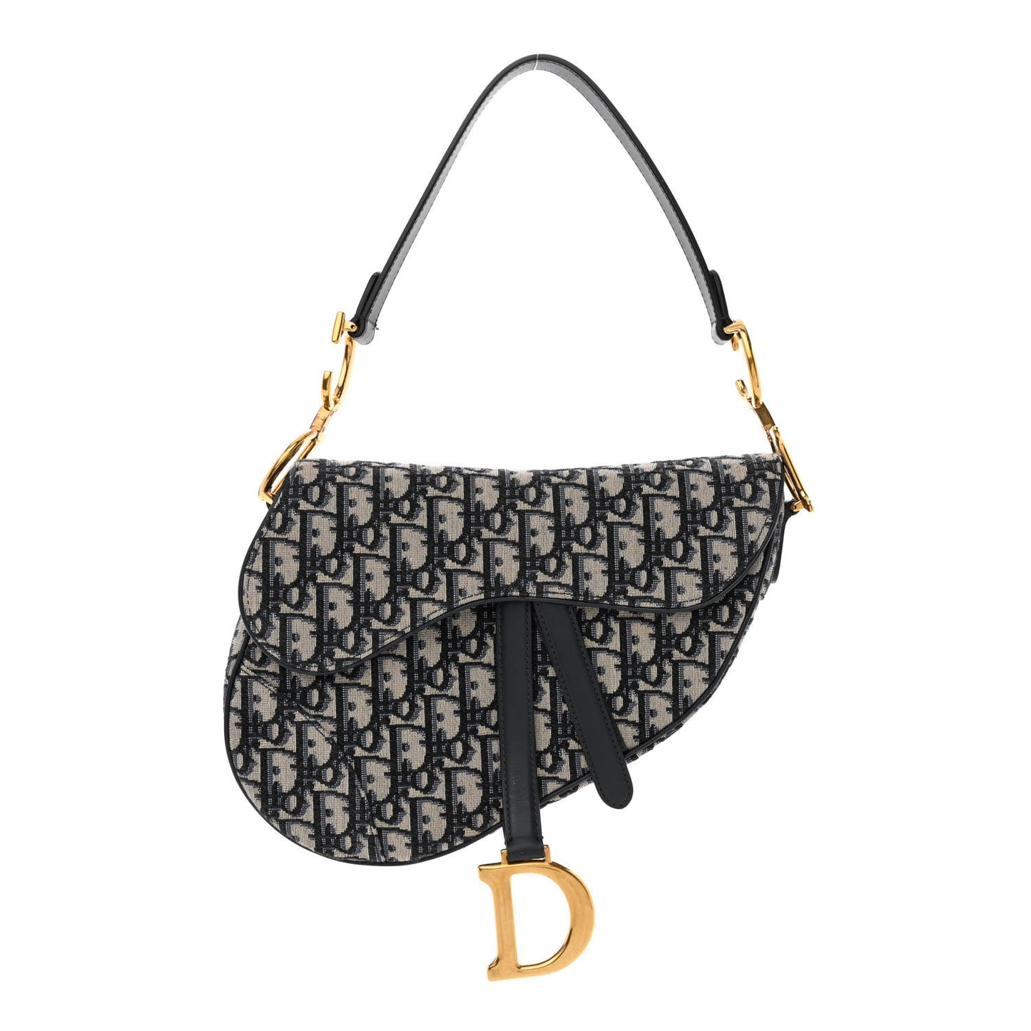 Oblique Saddle Bag Blue