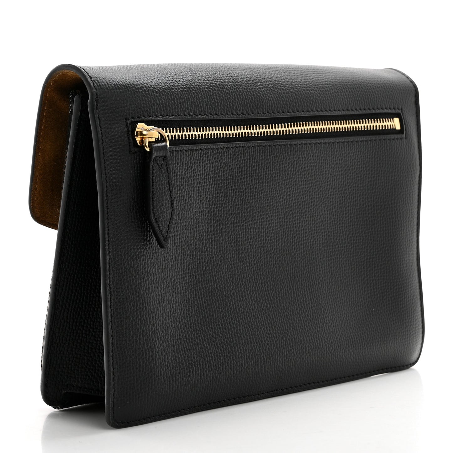 Derby Calfskin House Check Small Macken Crossbody Bag Black