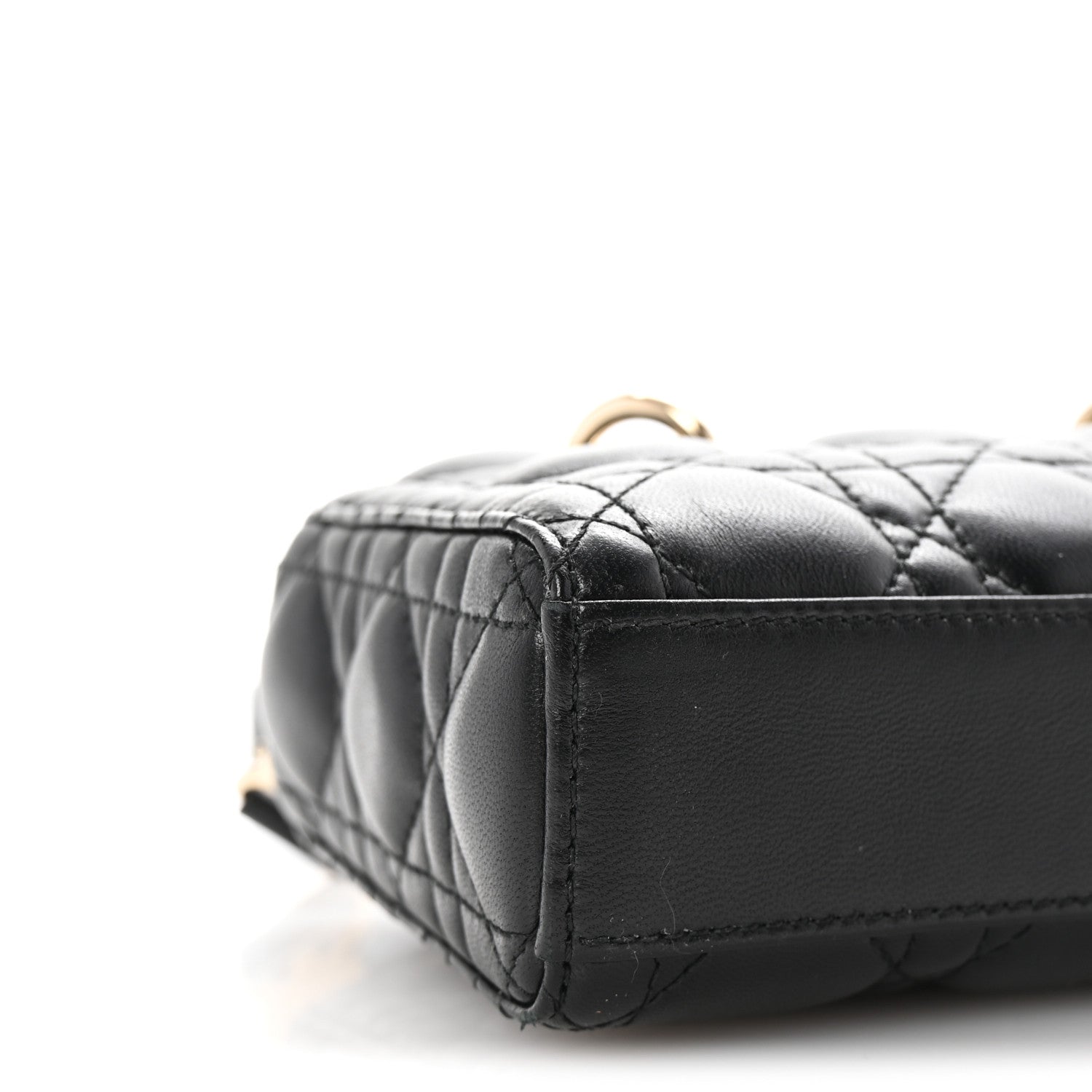 Christian Dior Lambskin Cannage Small Lady D-Joy Black 8 of 9