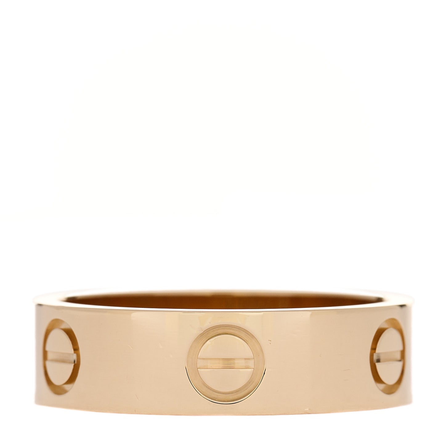 18K Yellow Gold 5.5mm LOVE Ring 55 7.25
