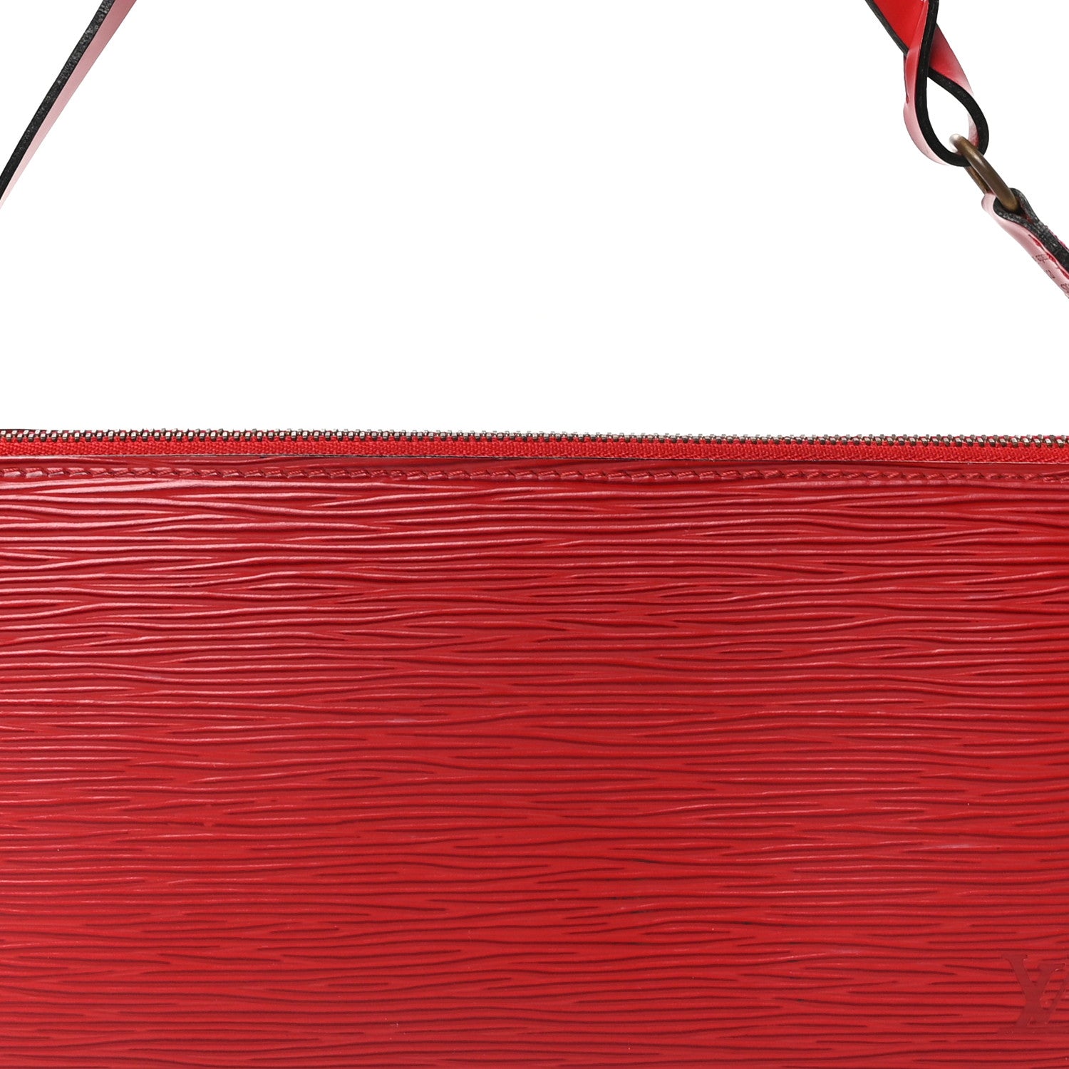 Louis Vuitton Epi Pochette Accessories 21 Castillan Red 8 of 10