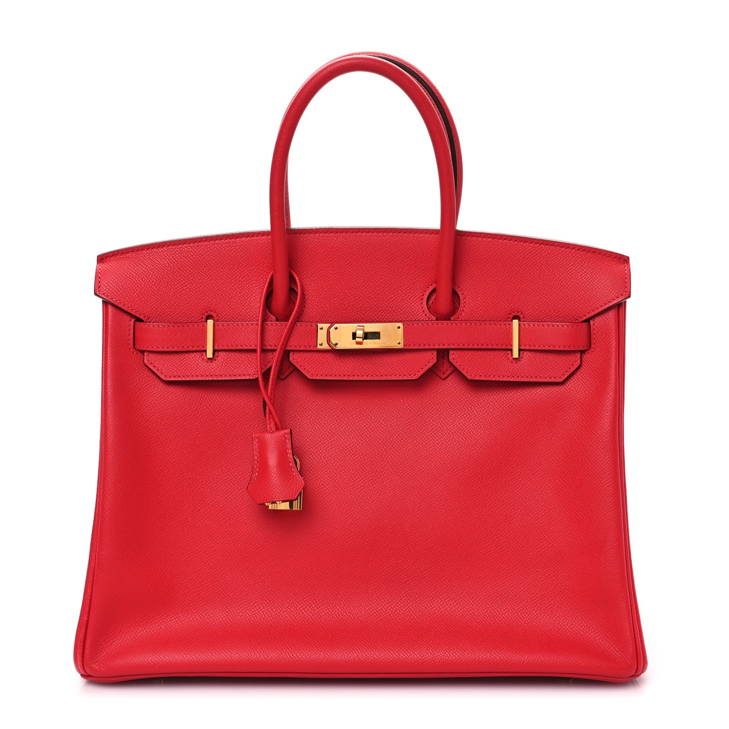 Epsom Birkin 35 Rouge Casaque
