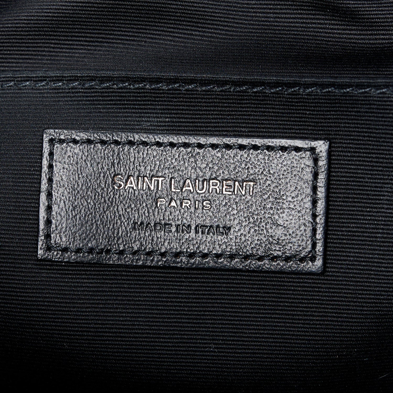 Saint Laurent Calfskin Matelasse Monogram Lou Camera Bag Black 6 of 11
