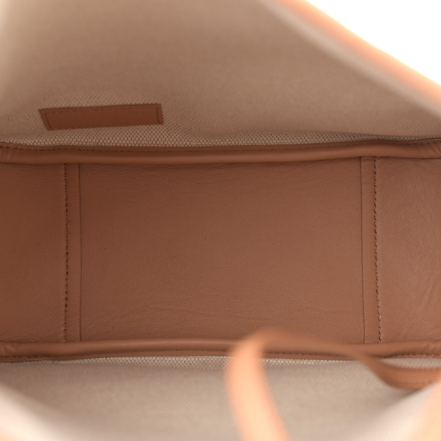 Smooth Calfskin Canvas Small Le 5 A 7 Soft Hobo Natural Tan