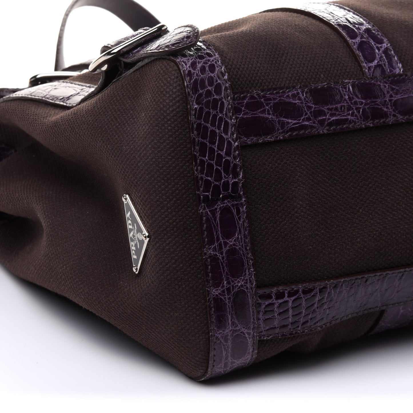 Canapa Cocco Sacca Shoulder Bag Ebano Malva