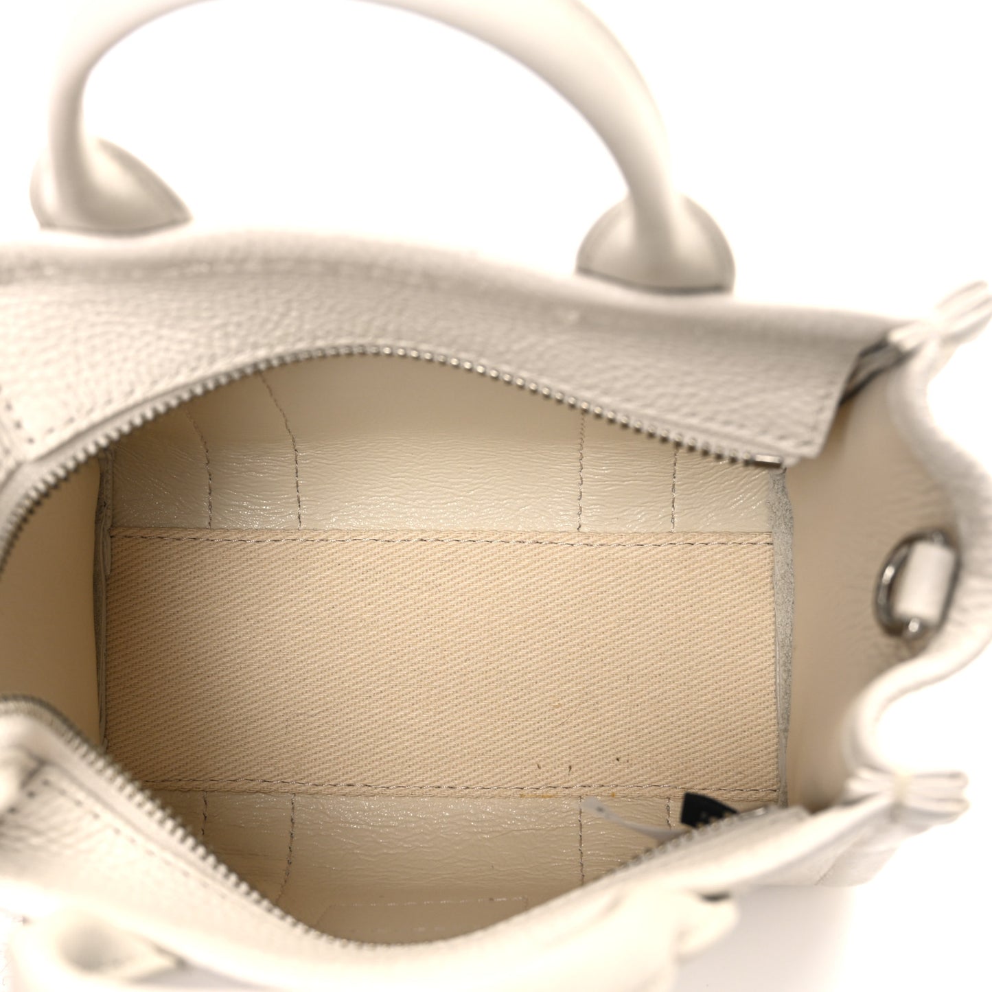 Grained Calfskin Mini The Tote Bag Cotton
