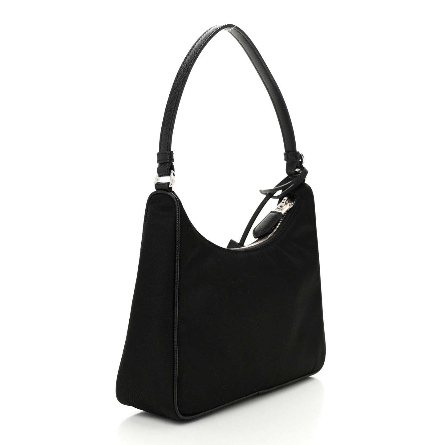 Tessuto Nylon Saffiano Mini Re-Edition 2005 Bag Black
