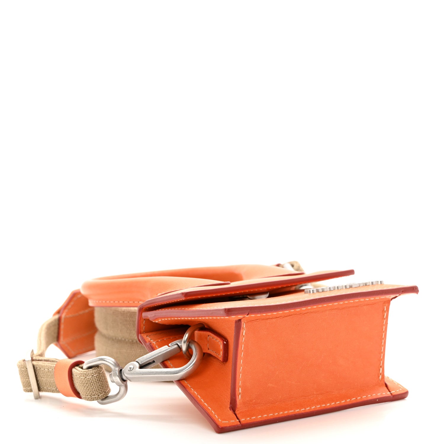 Jacquemus Smooth Calfskin Le Chiquito Homme Orange 4 of 11