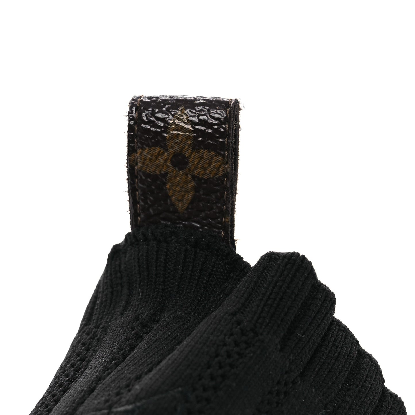 Monogram Stretch Fabric Aftergame Sneaker Boots 36.5 Black