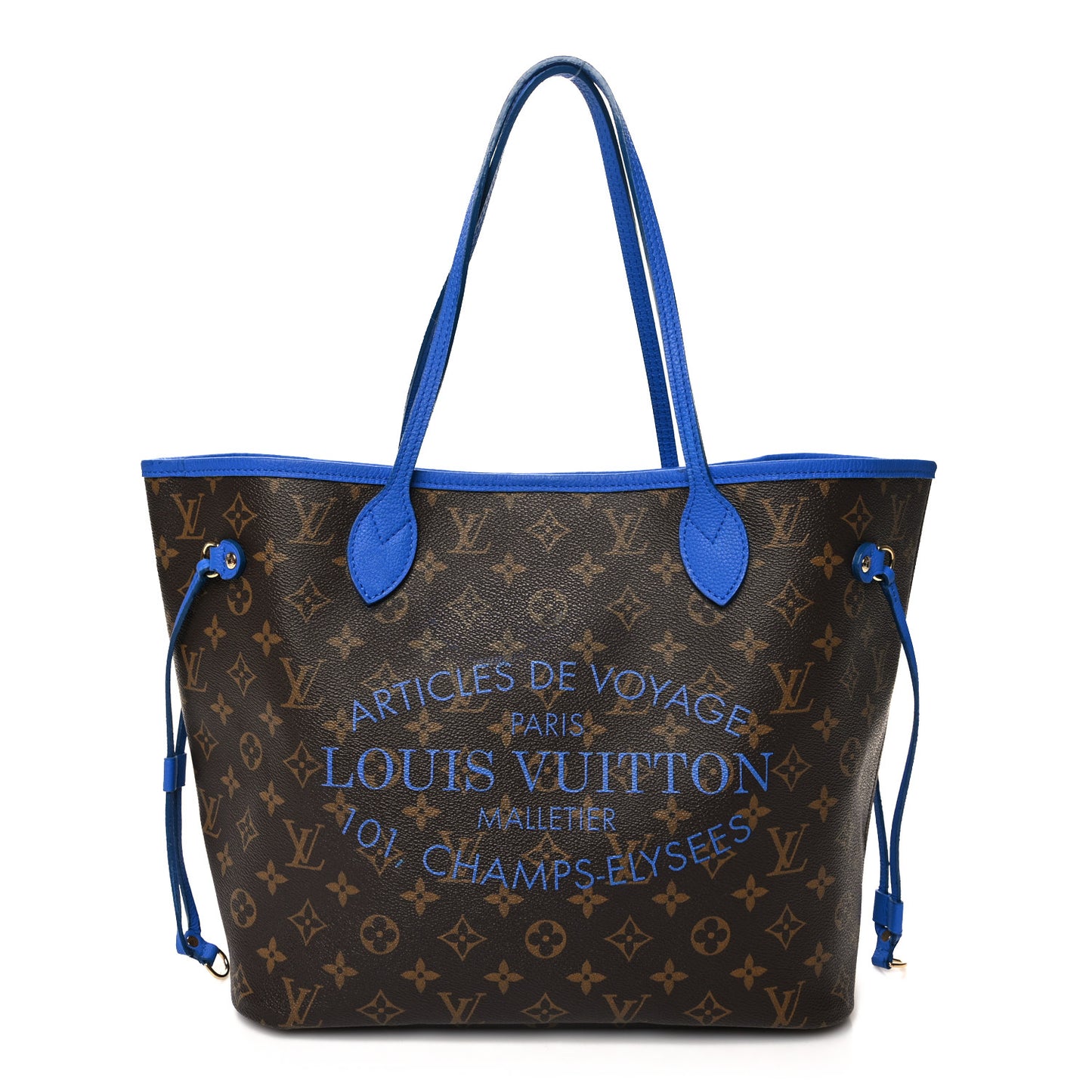 Monogram Articles de Voyage Ikat Neverfull MM Grand Blue