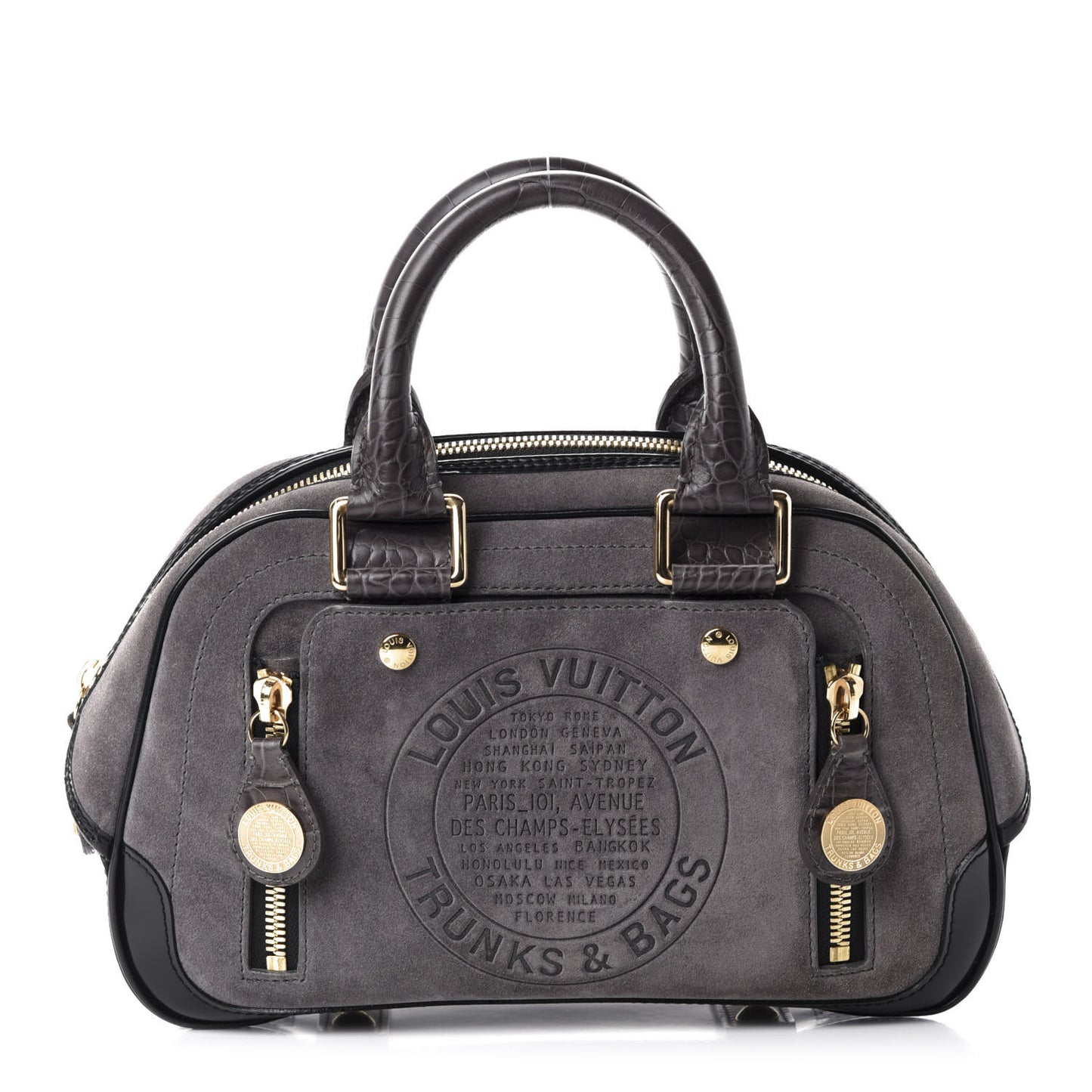 Havane Stamped Trunk Bowler PM Gray