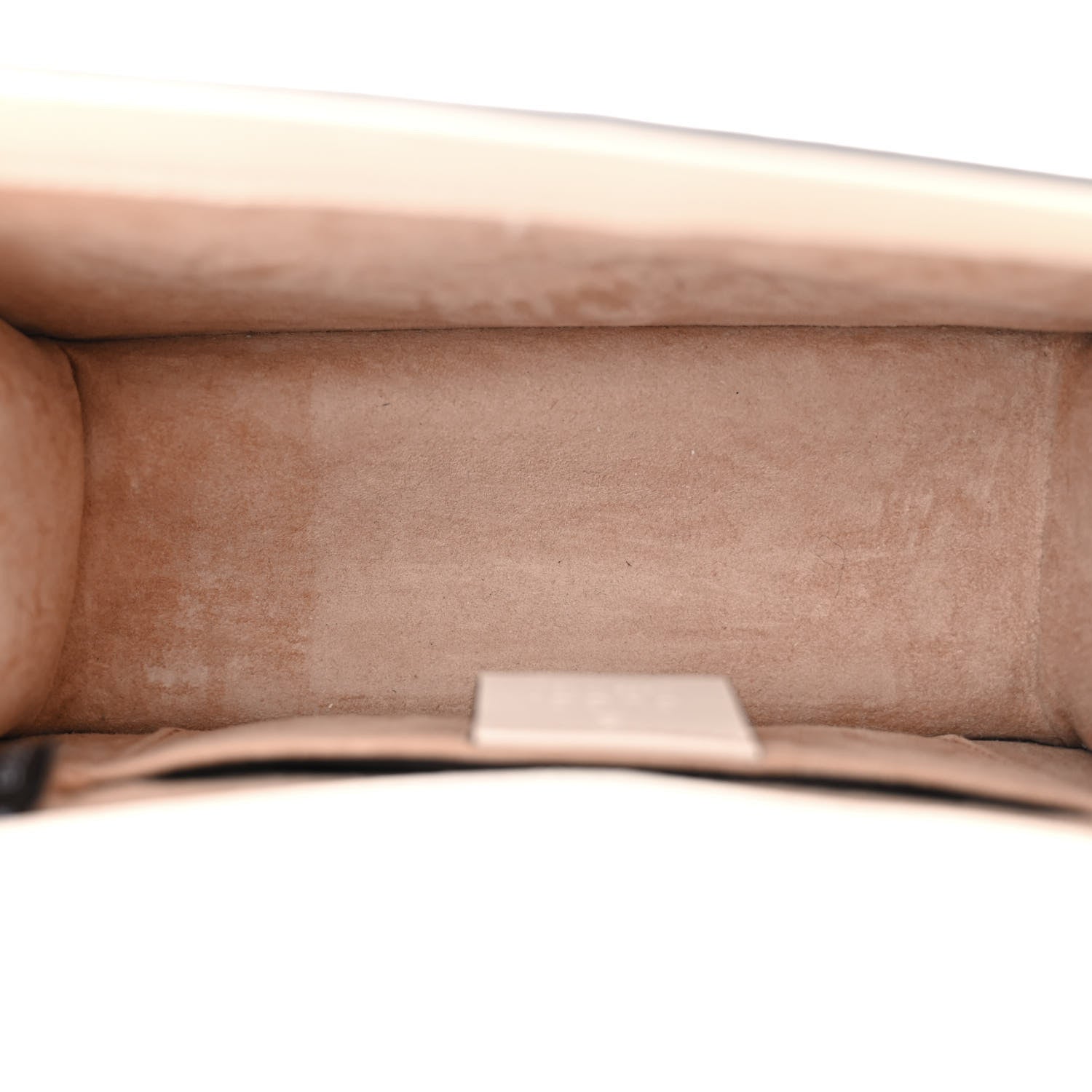 Gucci Calfskin Animal Studs Mini Sylvie Top Handle Bag White 5 of 15