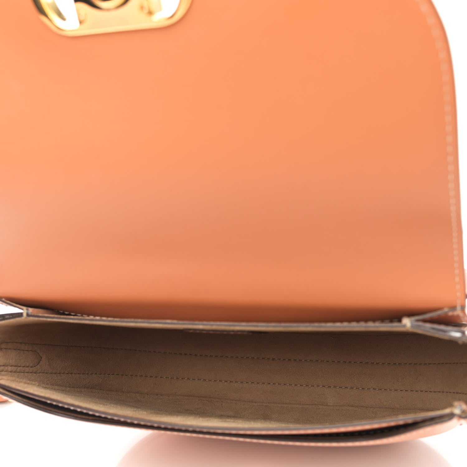MCM Calfskin Small Mena Crossbody Bag Cognac 5 of 12