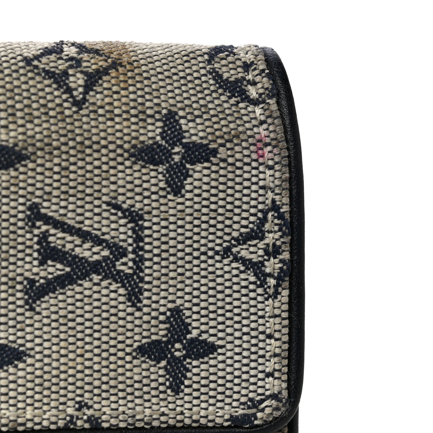 Mini Monogram Compact Wallet Blue