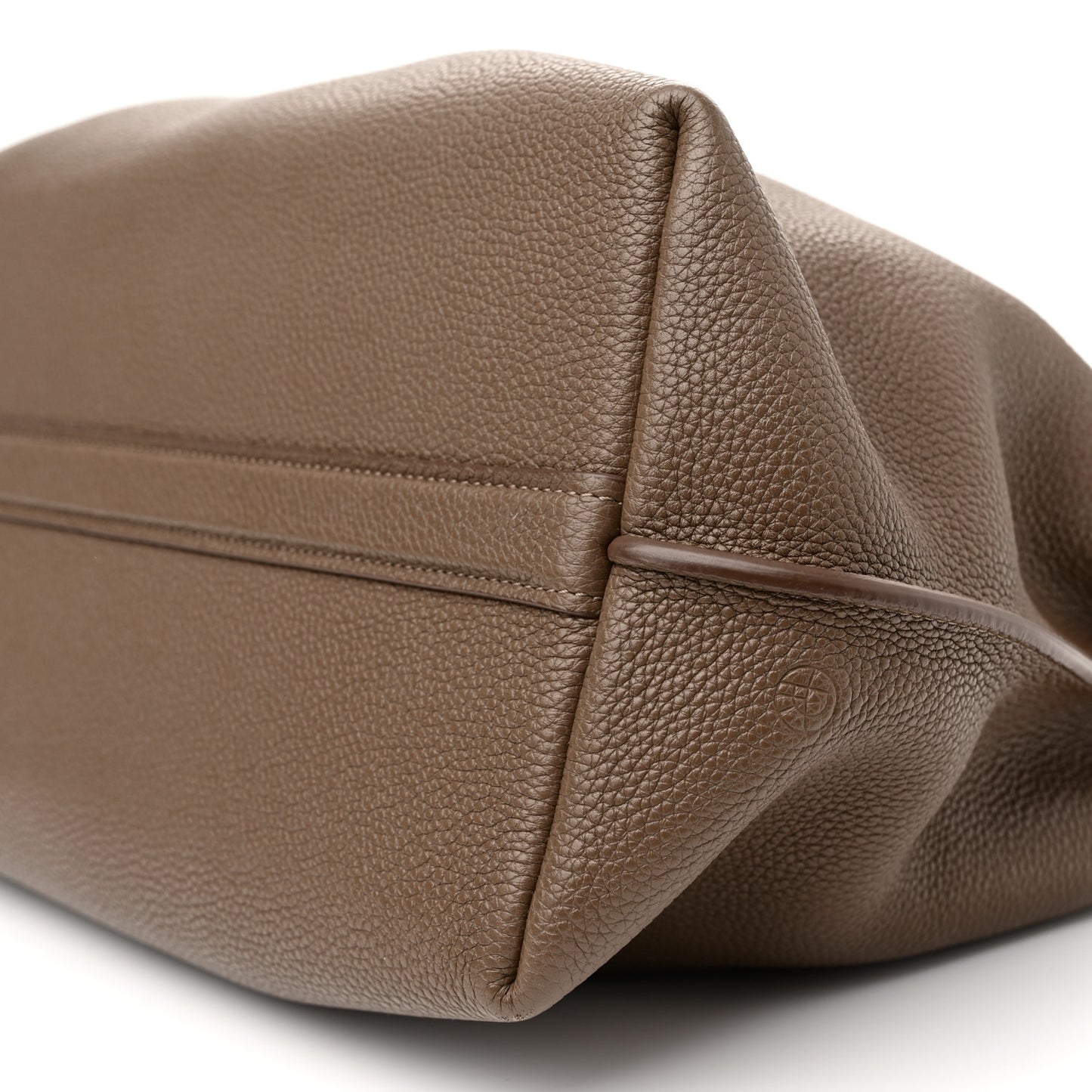 Grained Calfskin Duplex Tote Taupe