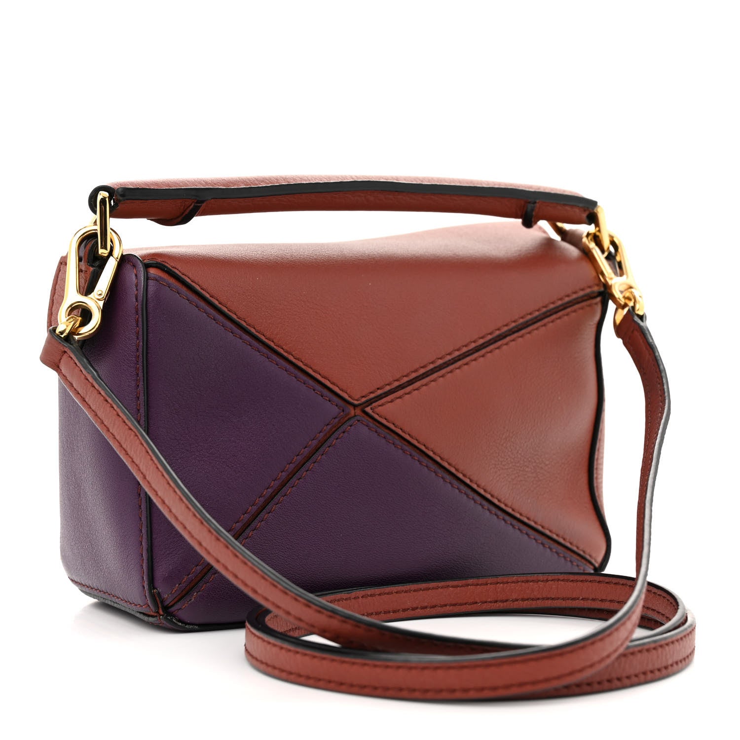 Loewe Calfskin Mini Puzzle Bag Spice Pumpkin 3 of 14