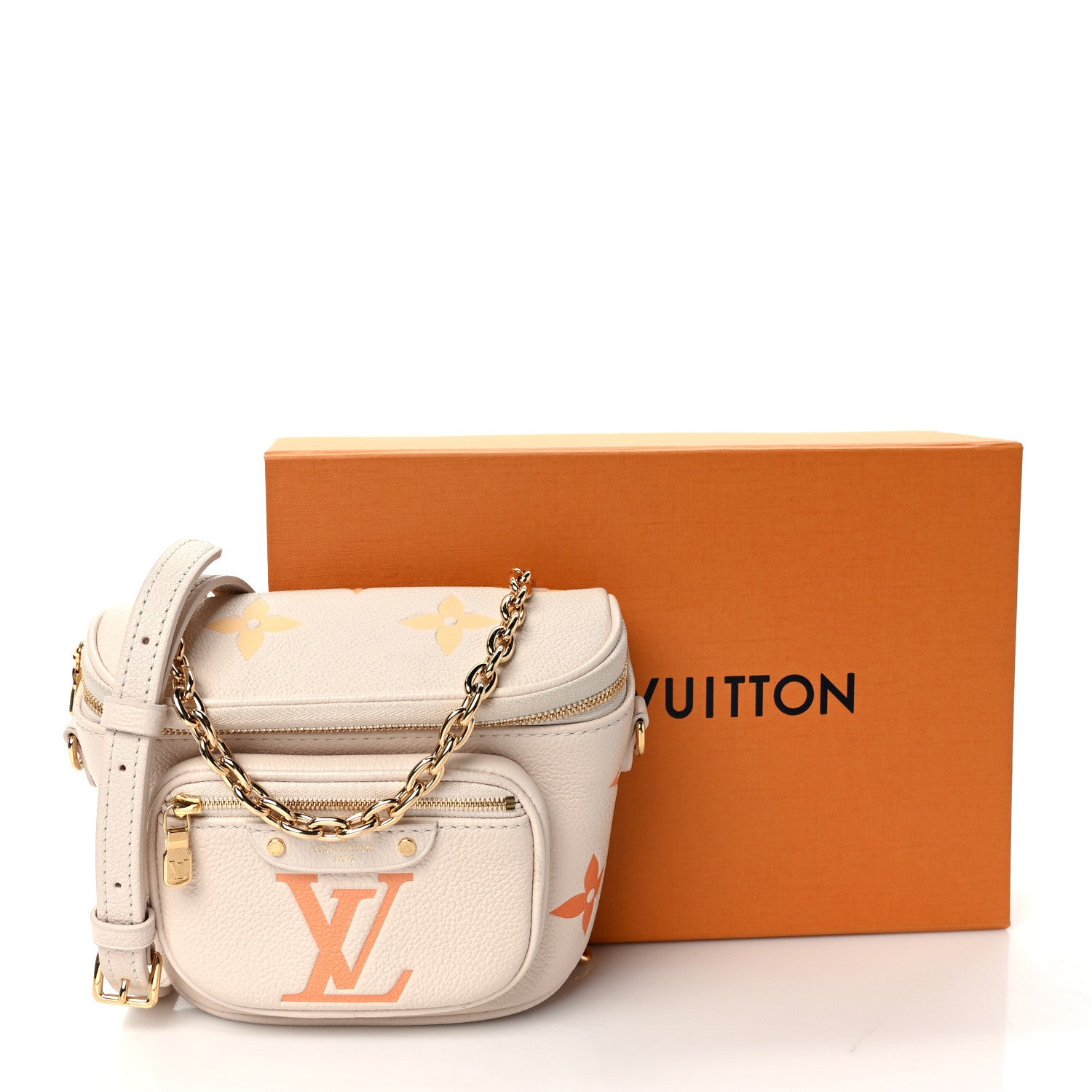 Louis Vuitton Empreinte Monogram Giant Mini By The Pool Bumbag Cream Saffron 9 of 9