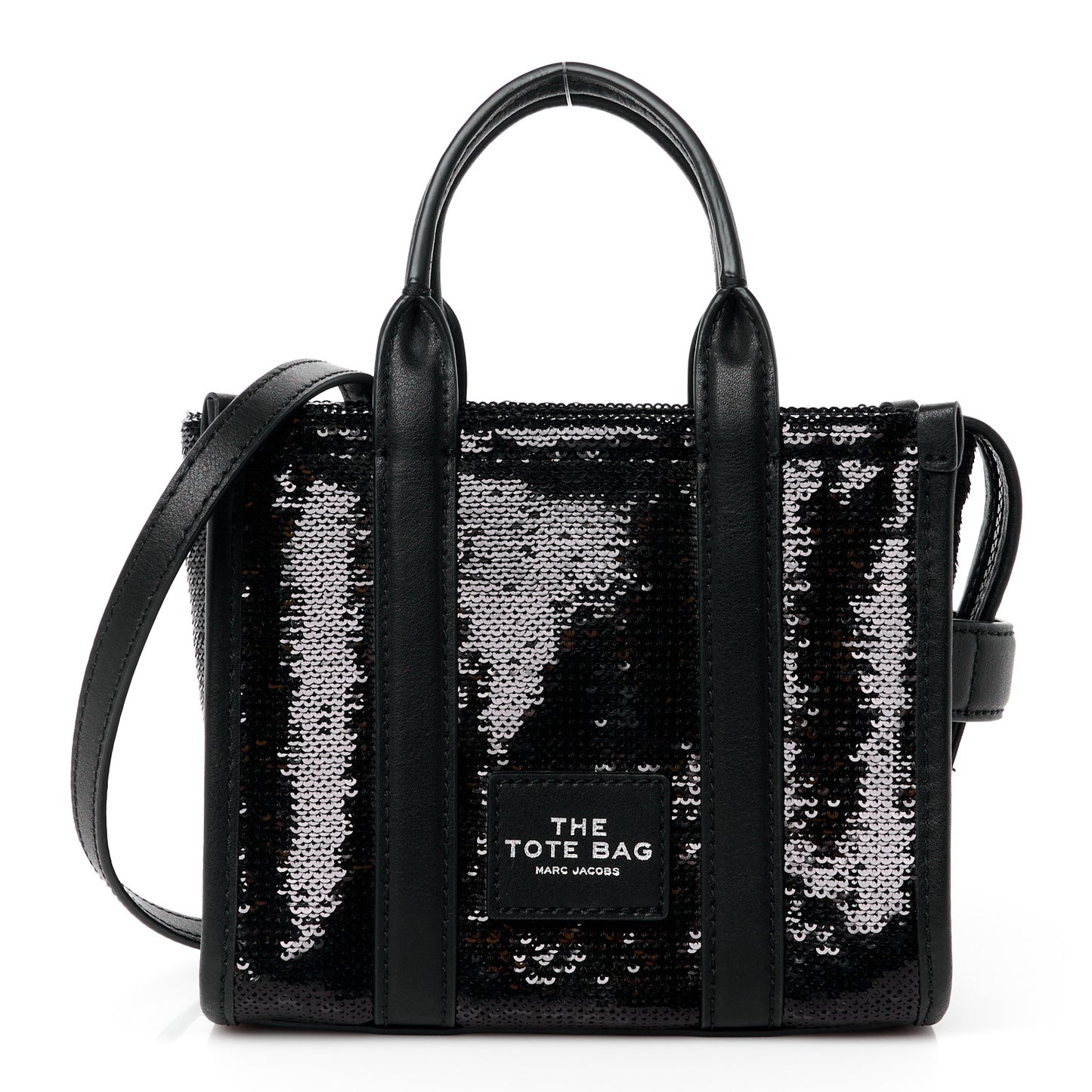 Sequin Small The Tote Bag Black