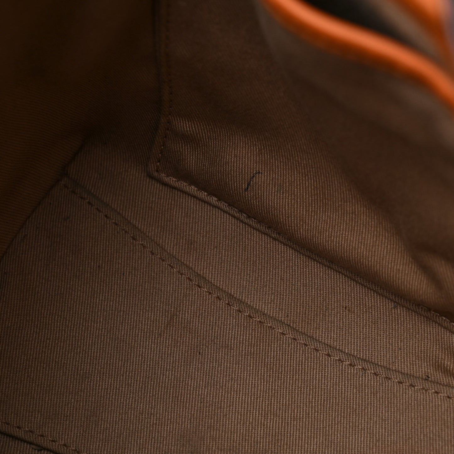 Visetos Berlin Mini Drawstring Bucket Bag Cognac