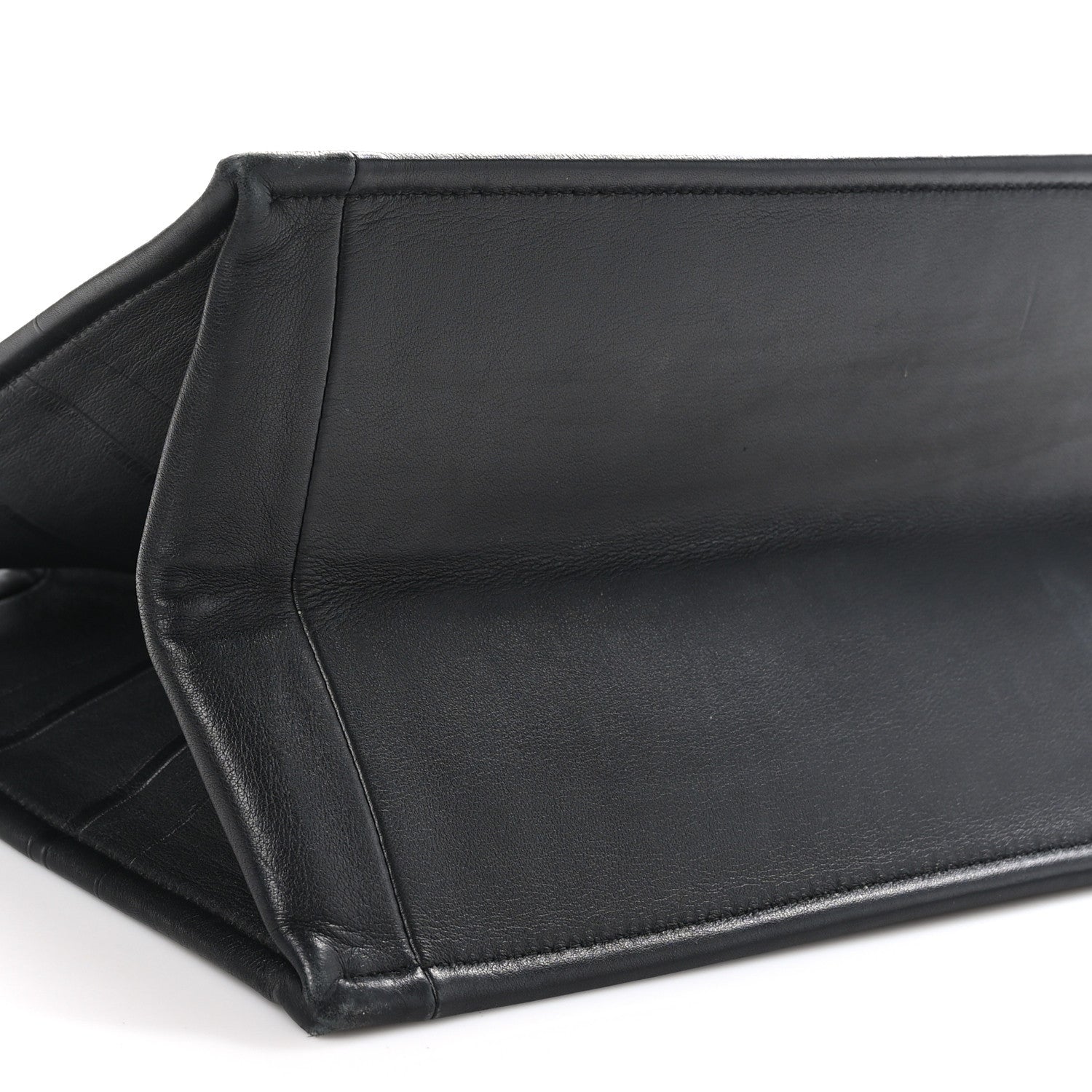 Christian Dior Calfskin Embossed Medium Book Tote Black 9 of 10