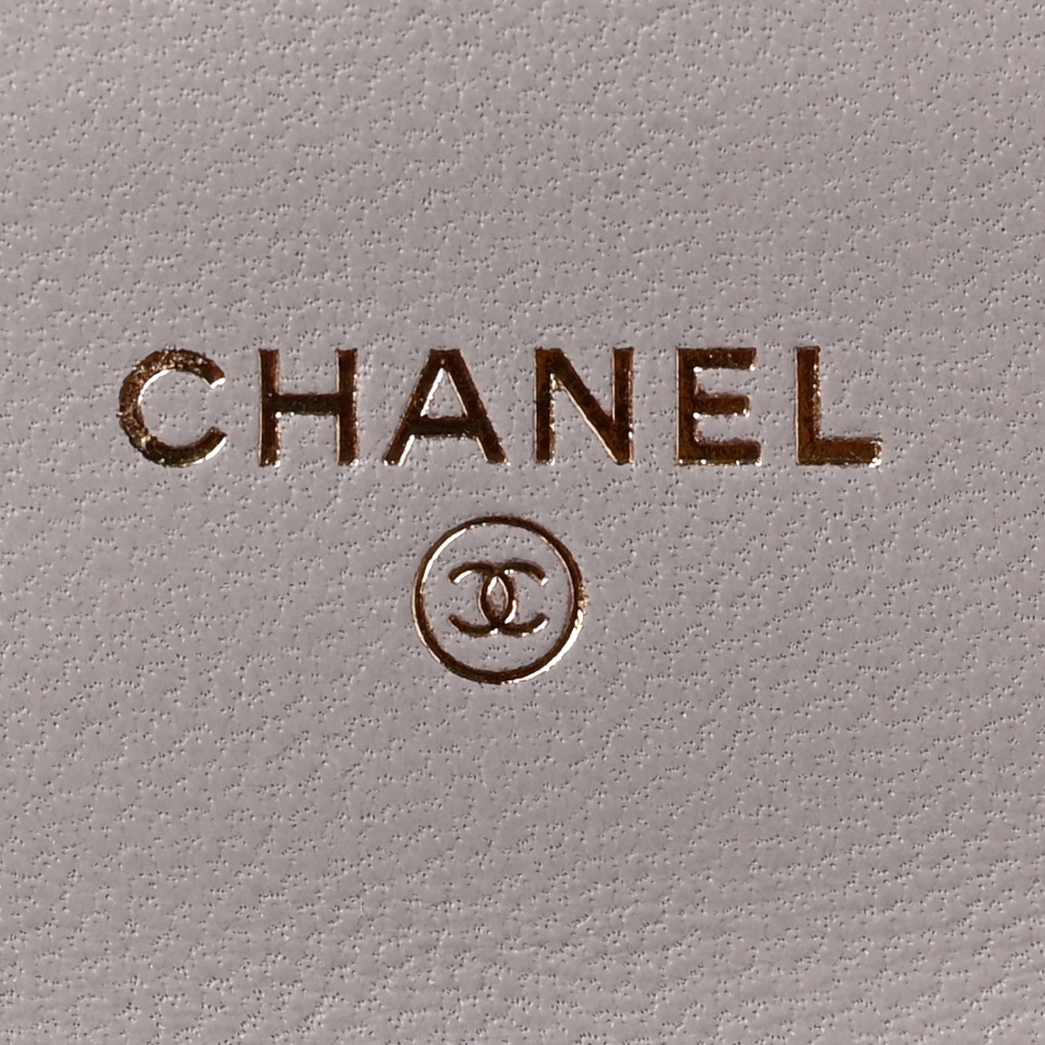 Chanel Lambskin Quilted Flap Card Holder Wallet Grey 6 of 11