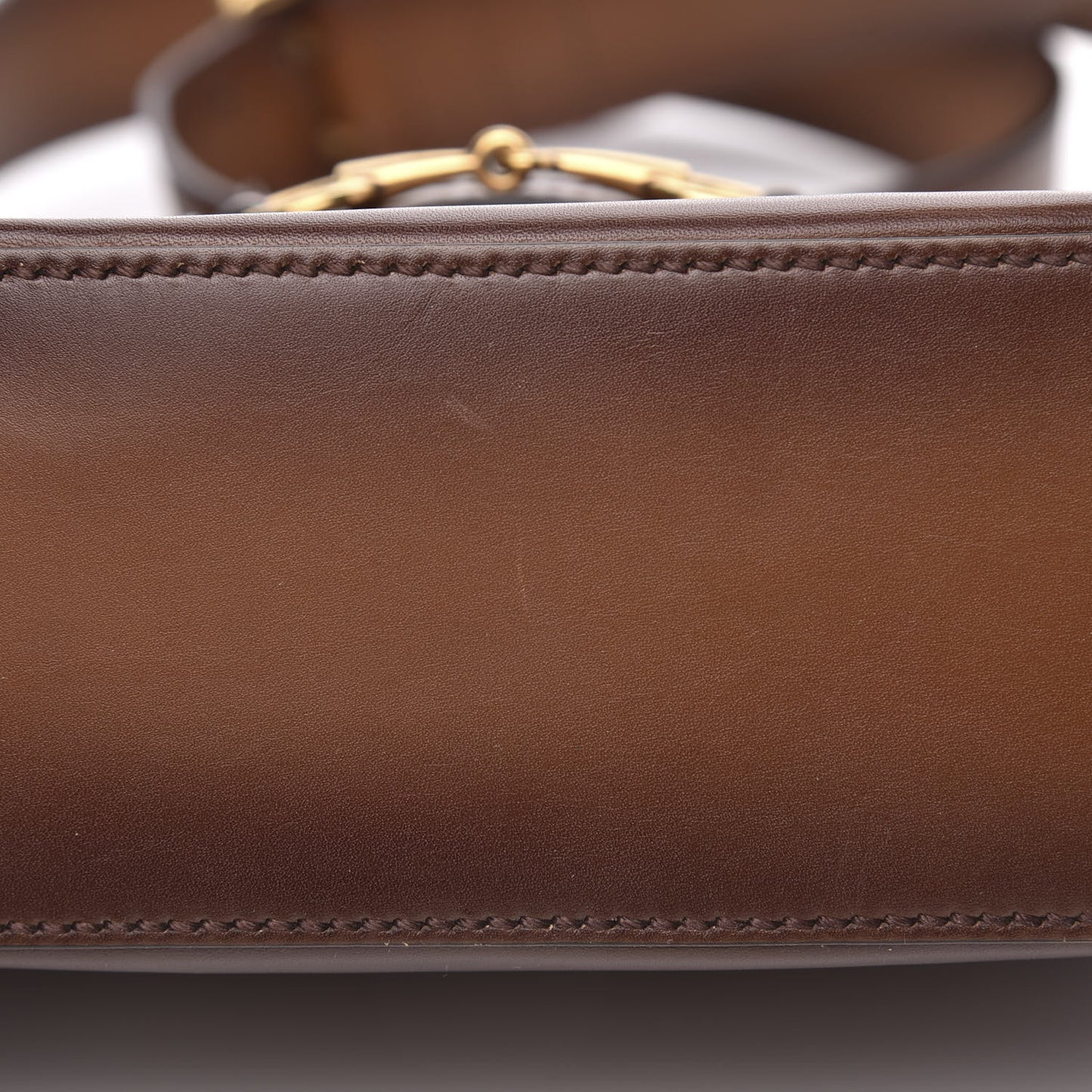 Calfskin Medium Lady Web Shoulder Bag Cuir