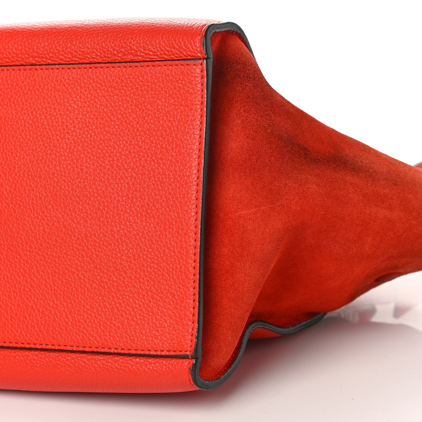 Drummed Calfskin Medium Trapeze Orange