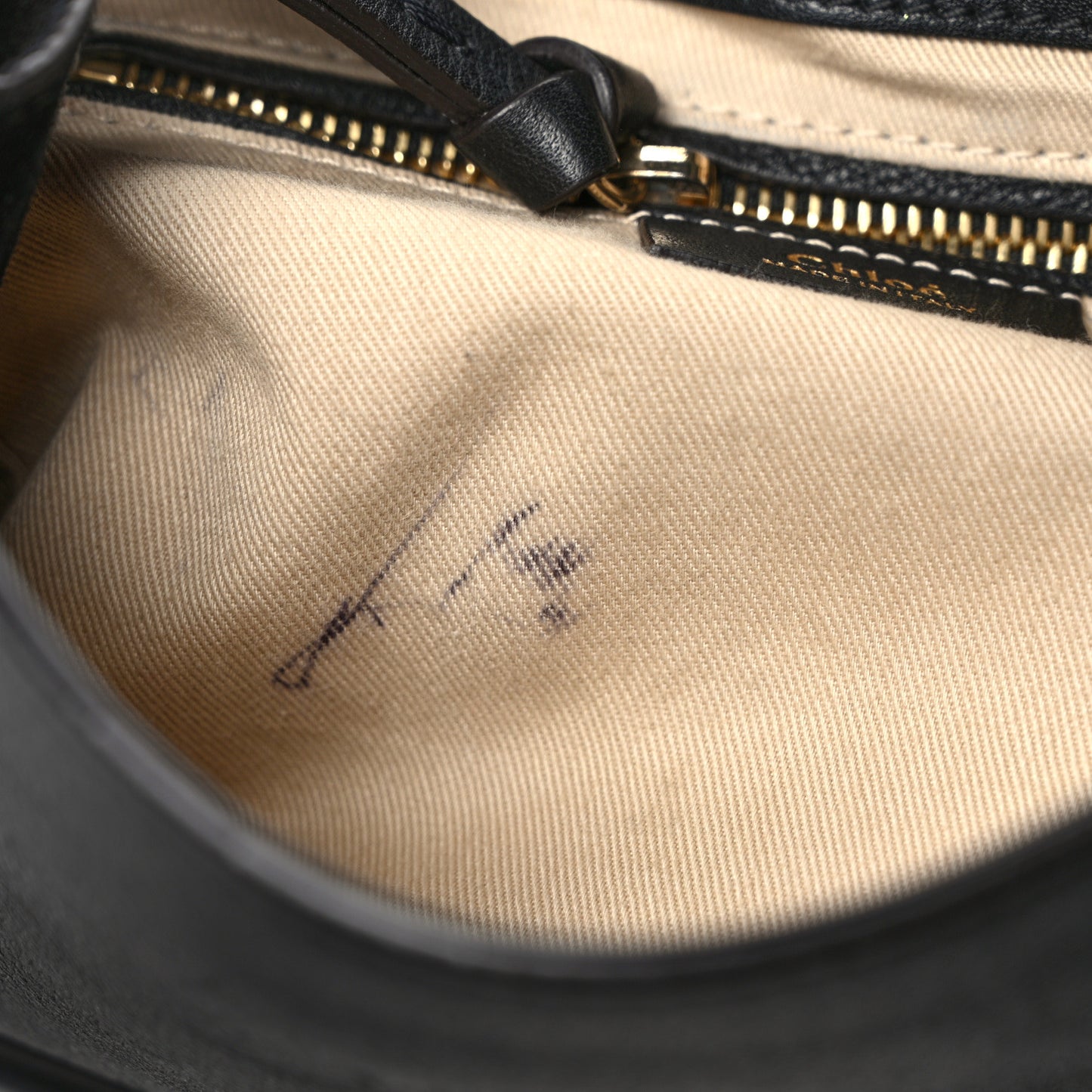 Suede Calfskin Small Faye Backpack Black