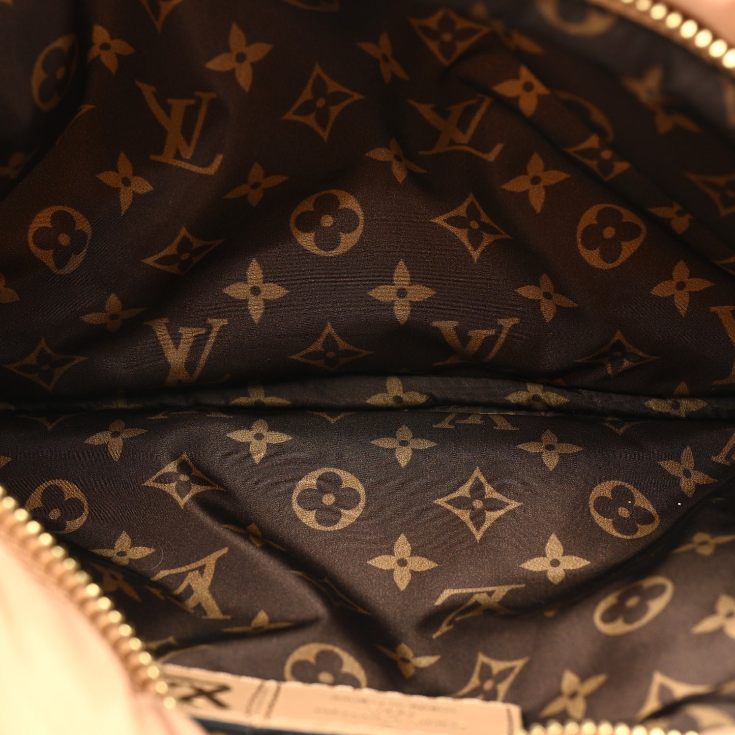 Econyl Monogram Pillow Maxi Multi Pochette Accessories Kaki Beige