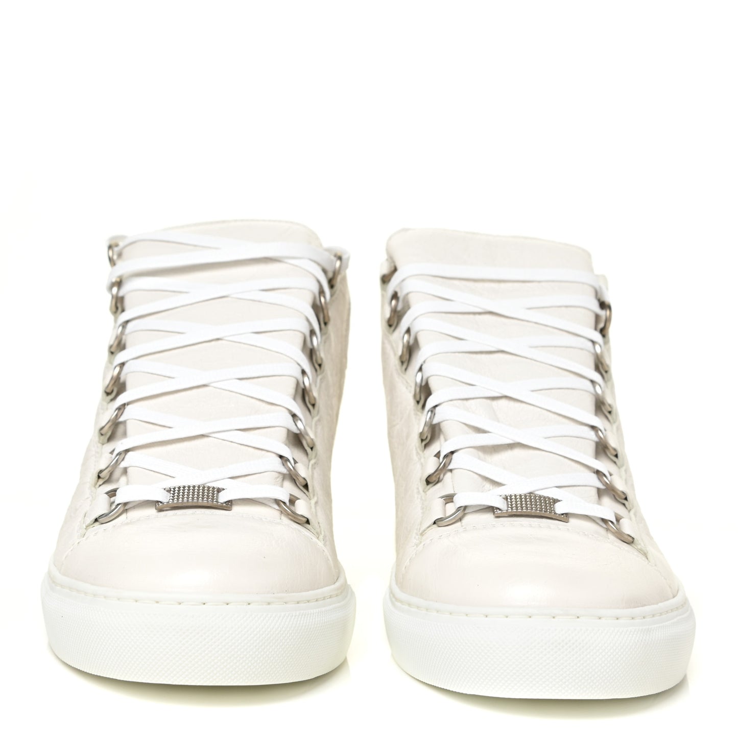 Agneau Arena Opaque Mens High Top Sneakers 43 Extra White