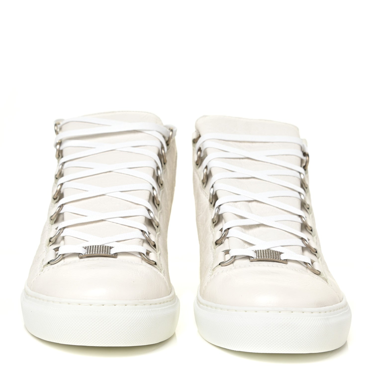 Balenciaga Agneau Arena Opaque Mens High Top Sneakers 43 Extra White 2 of 13