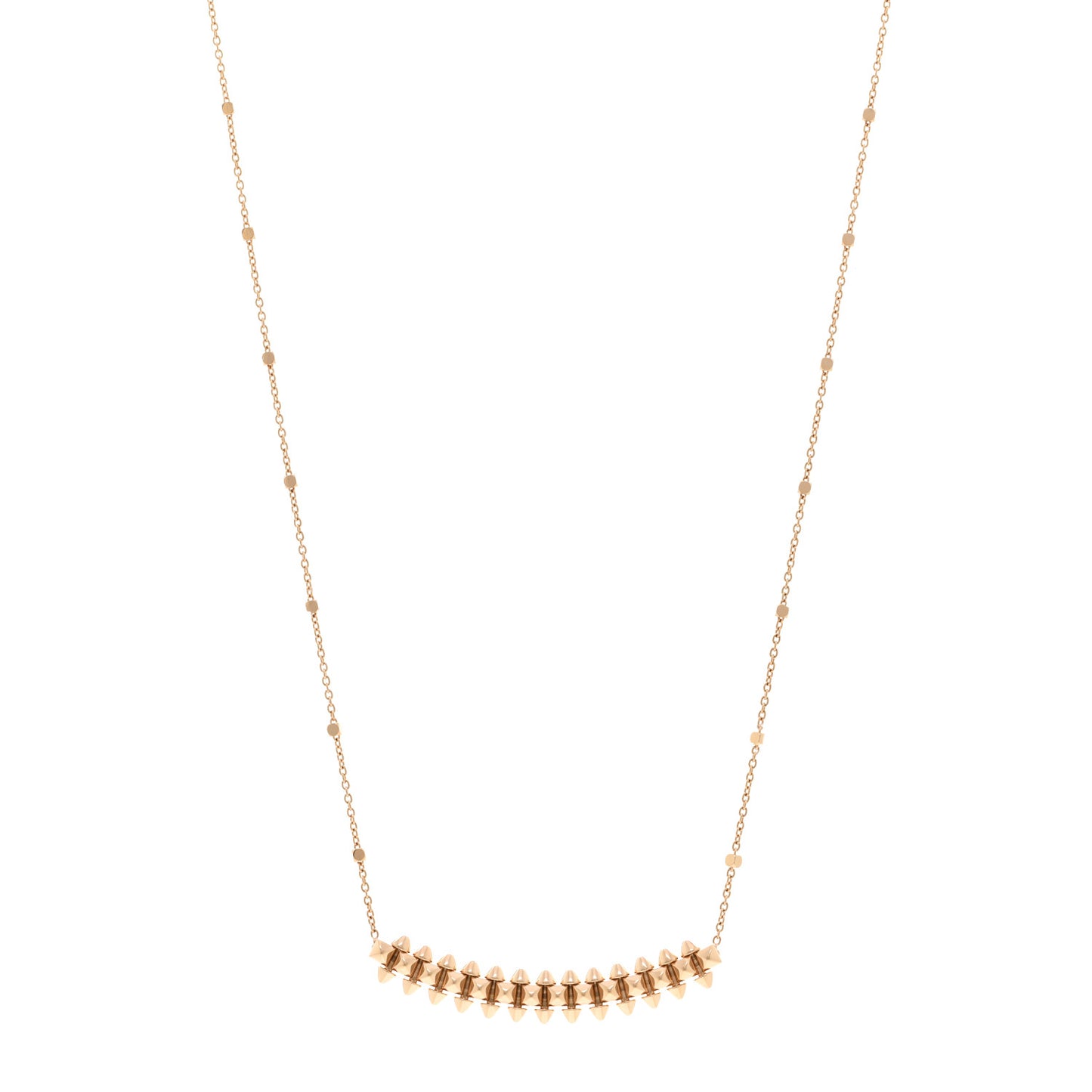 18K Pink Gold Small Clash de Cartier Necklace