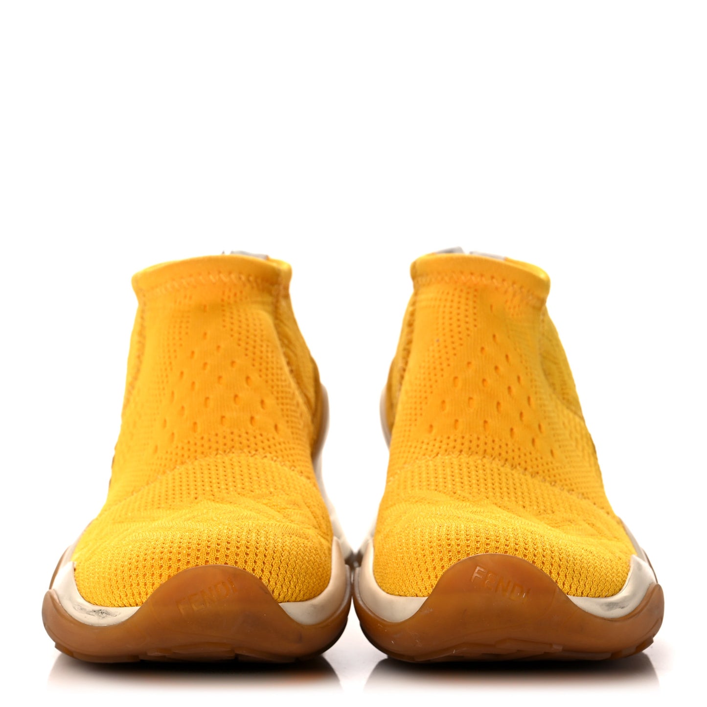 Technical 3D Mesh Womens FFluid Zip Up Sneakers 37 Reggae Corn White