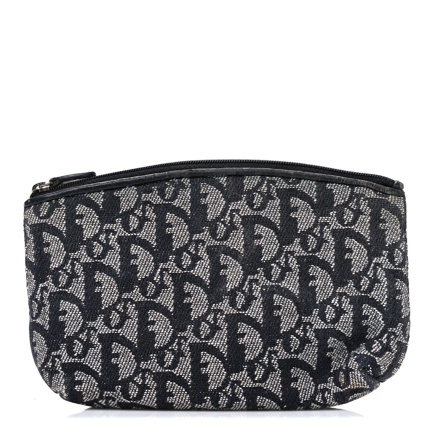 DIOR ディオール　ケース Christian Dior Monogram Cosmetic Case Blue 1820587 – FASHIONPHILE