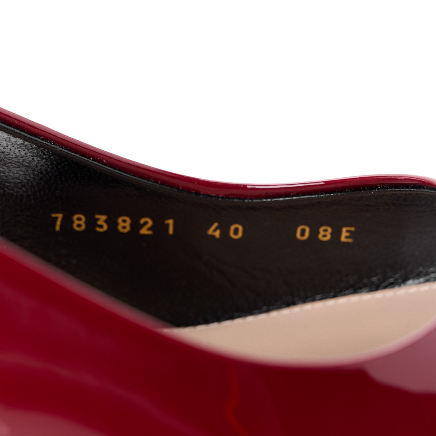 Patent Signoria Slingback Pumps 40 Rosso Ancora