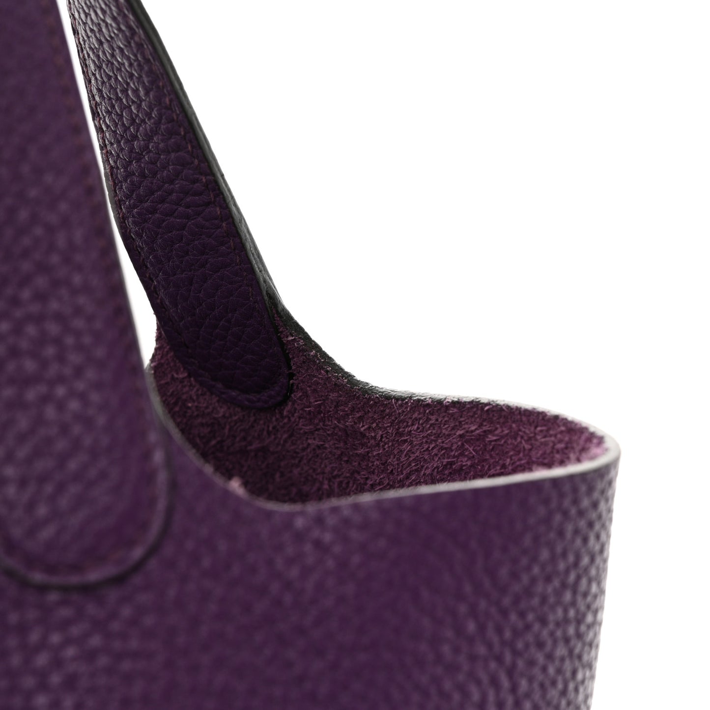Taurillon Clemence Picotin Lock 22 MM Ultraviolet
