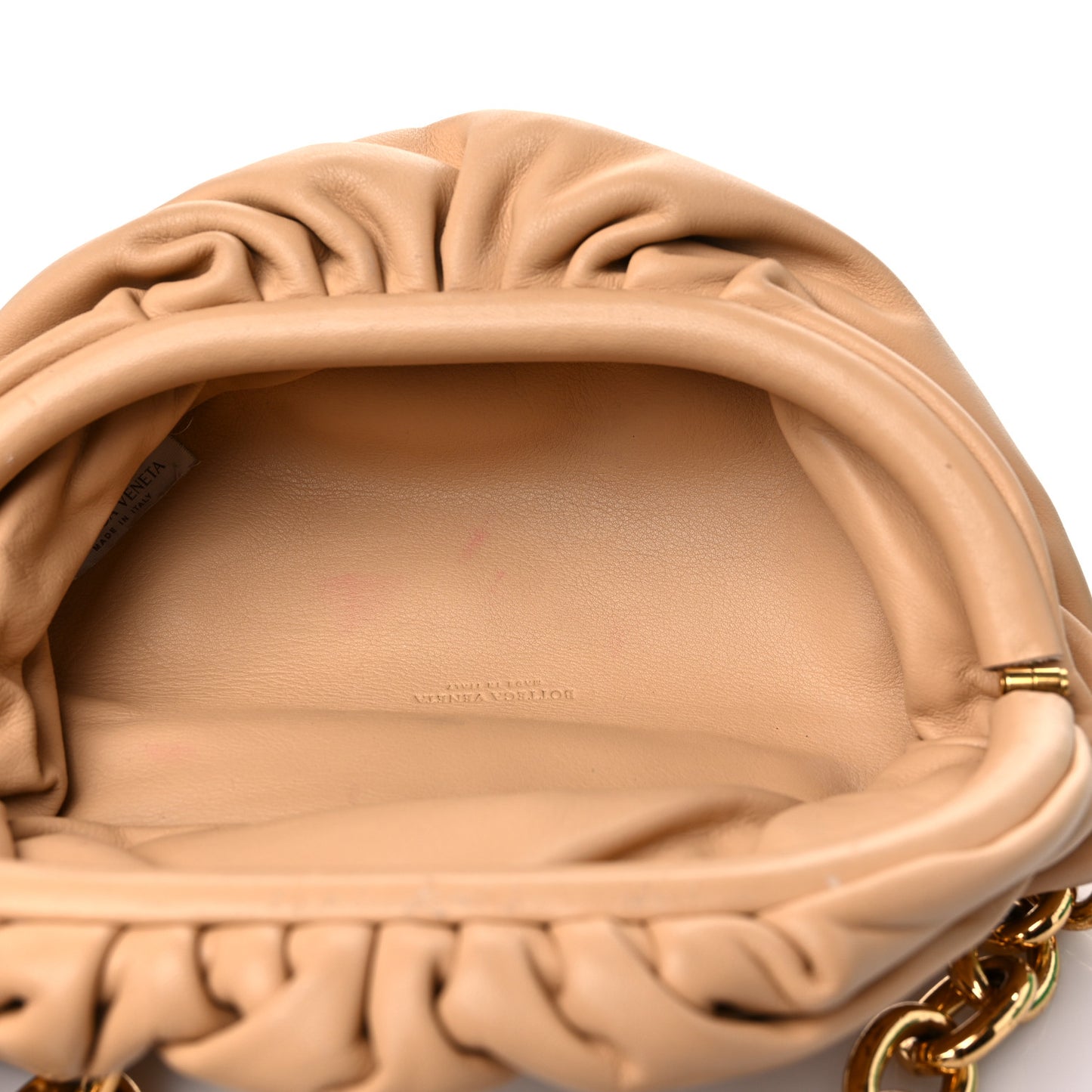 Nappa The Belt Chain Pouch Almond