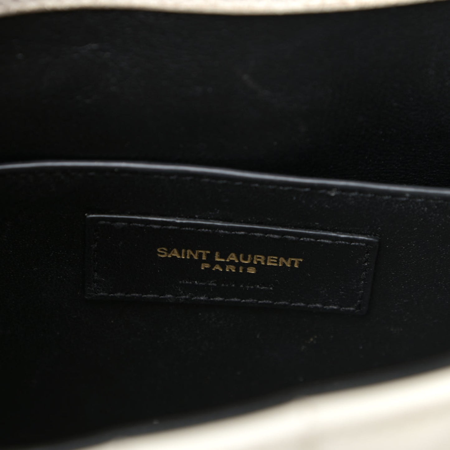 Patent Matelasse Monogram Large Vicky Chain Bag White