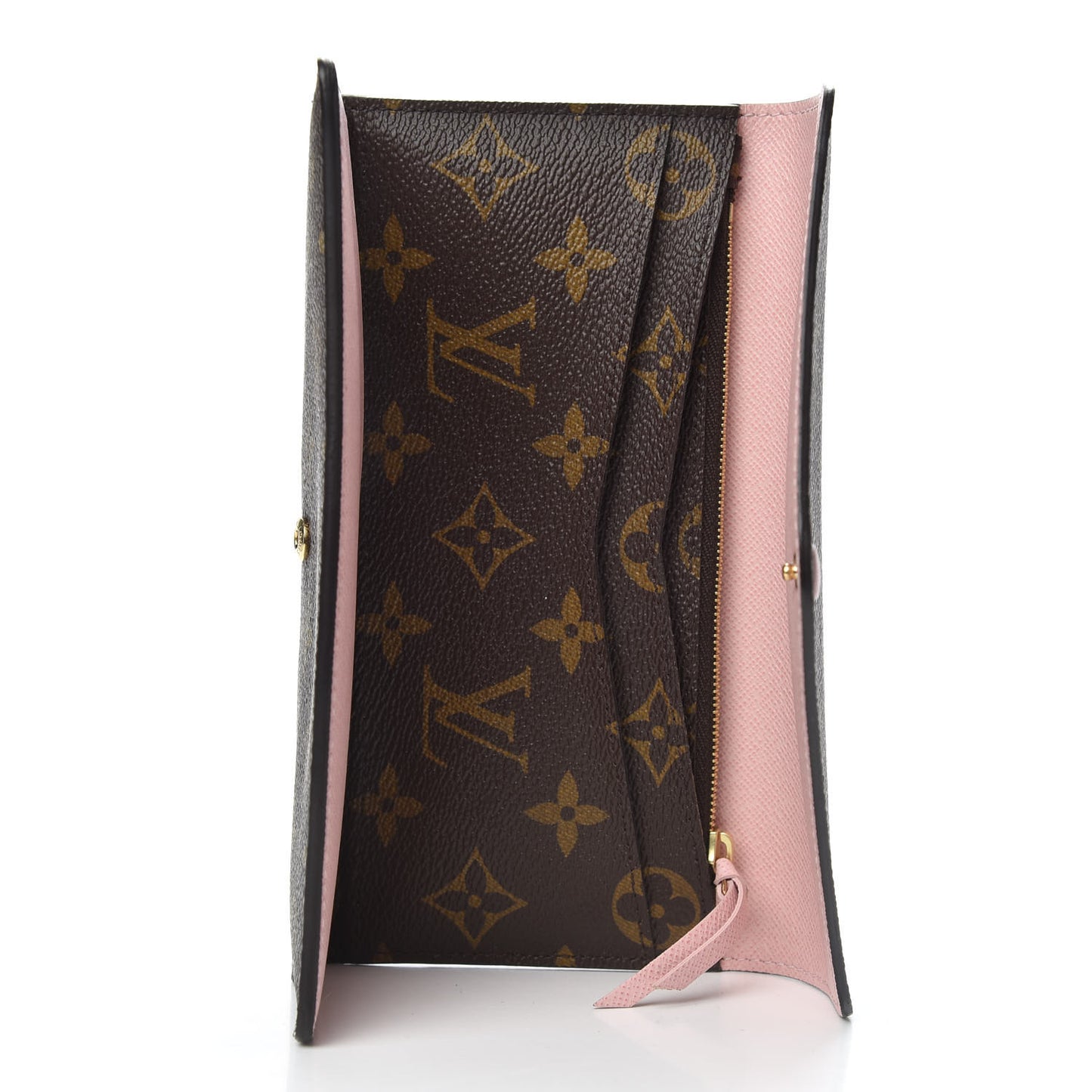 Monogram Josephine Wallet Rose Ballerine