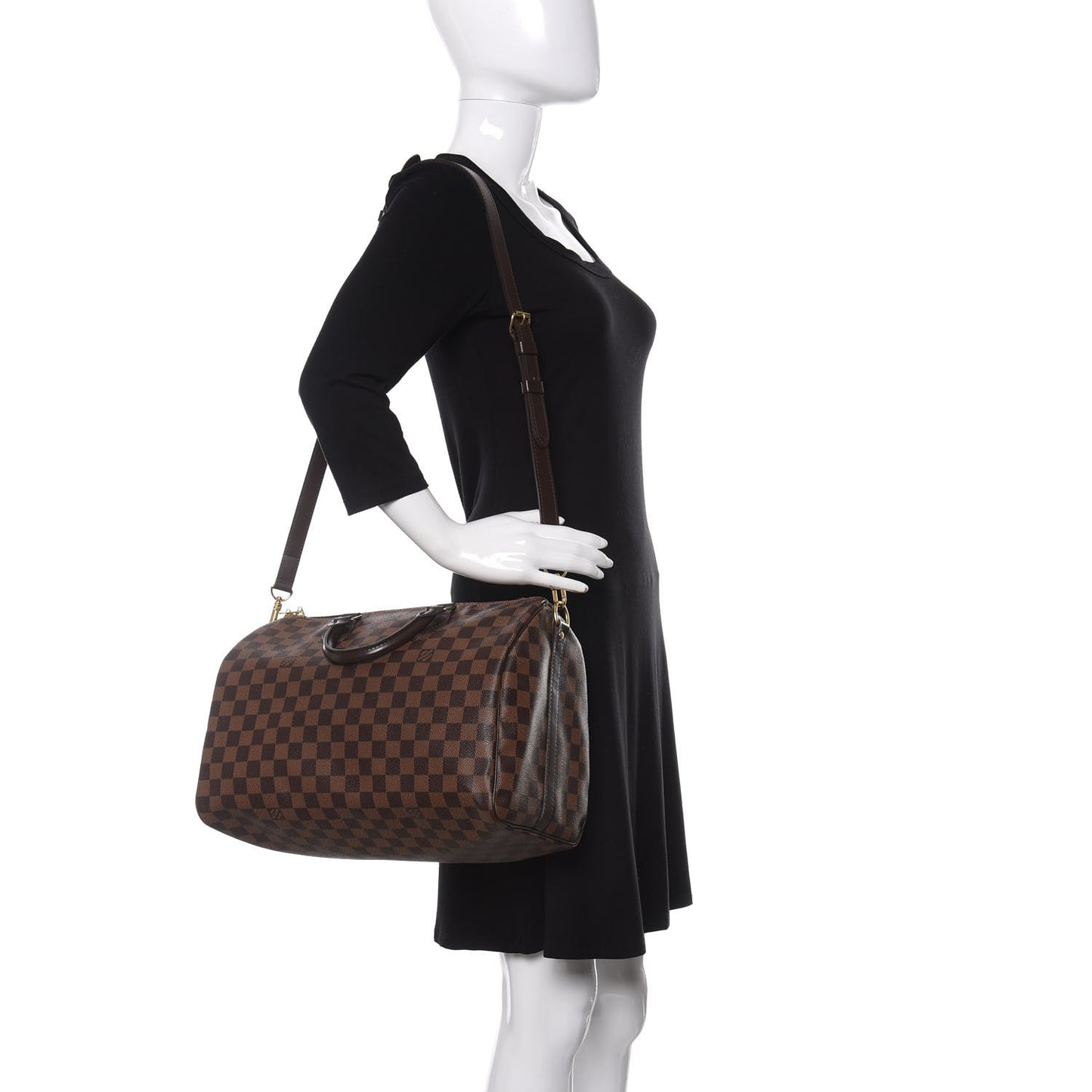 Damier Ebene Speedy Bandouliere 35