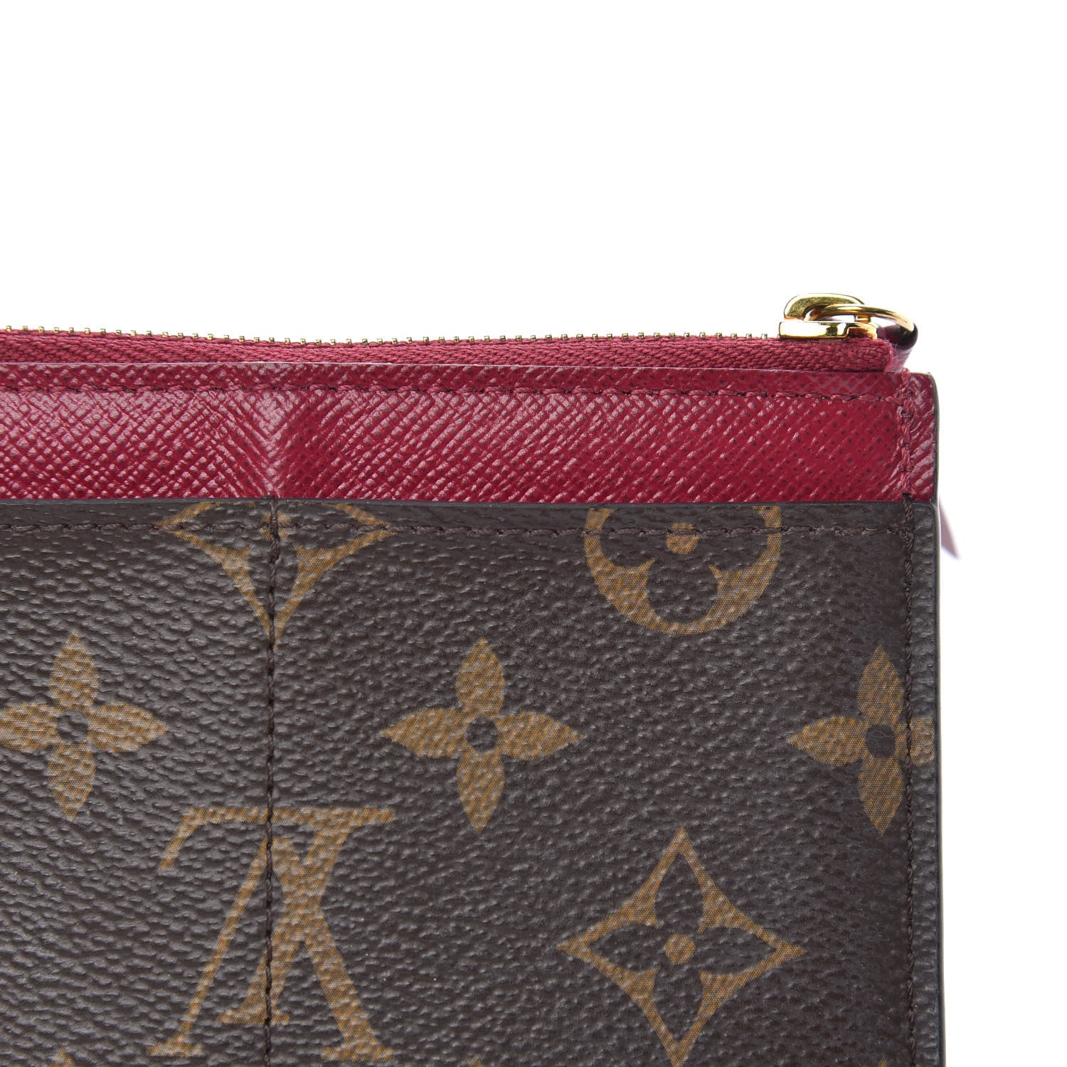 Louis Vuitton Monogram Zipped Card Holder Fuchsia 8 of 9