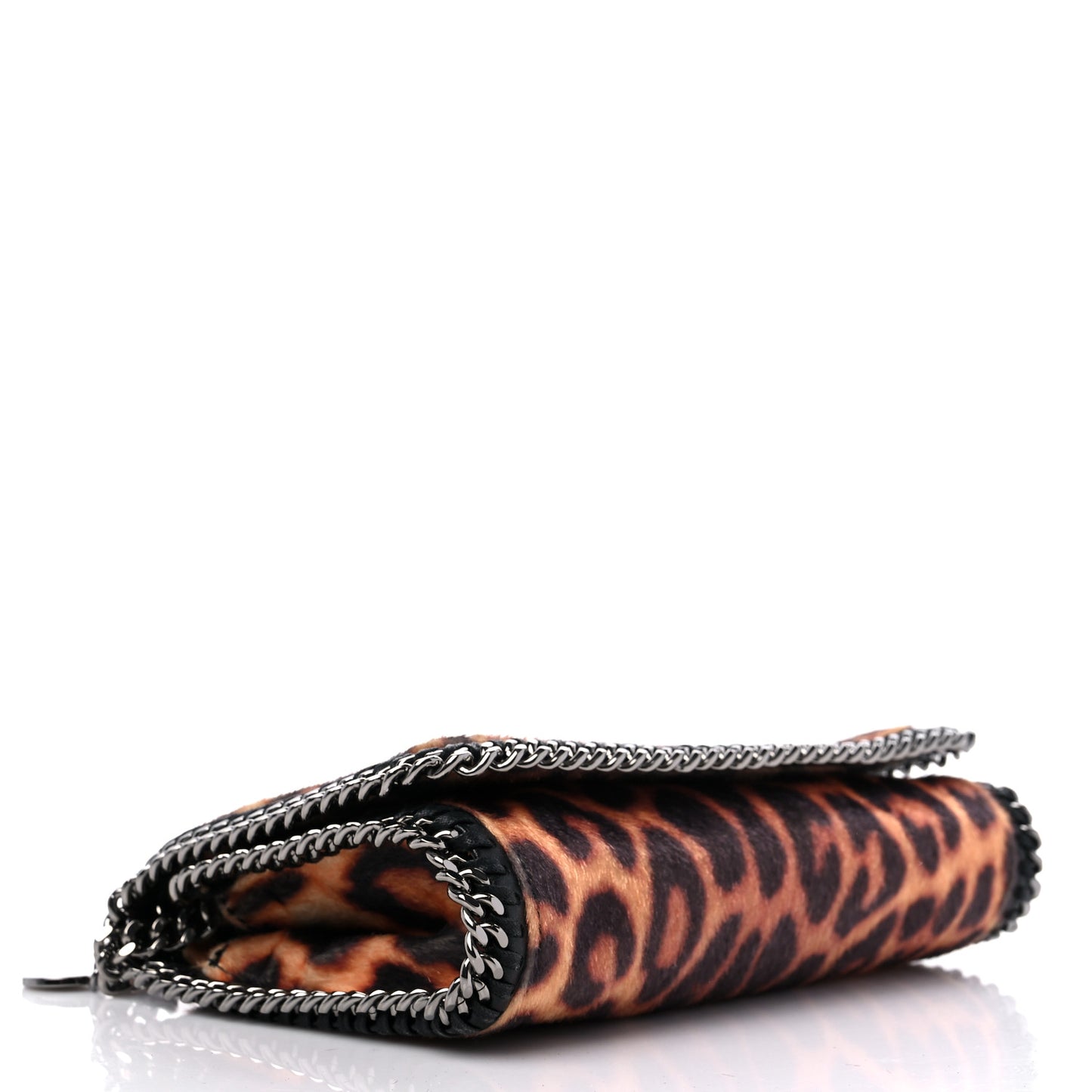 Faux Calf Hair Falabella Crossbody Bag Leopard