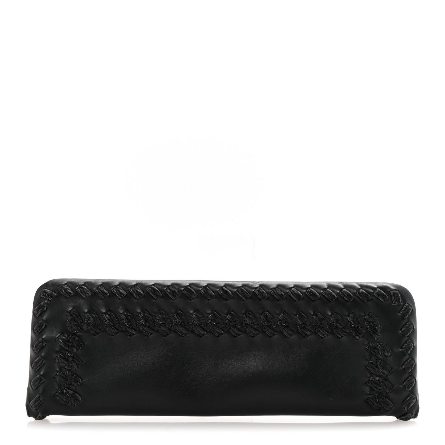 Nappa Intrecciato Long Clutch Black