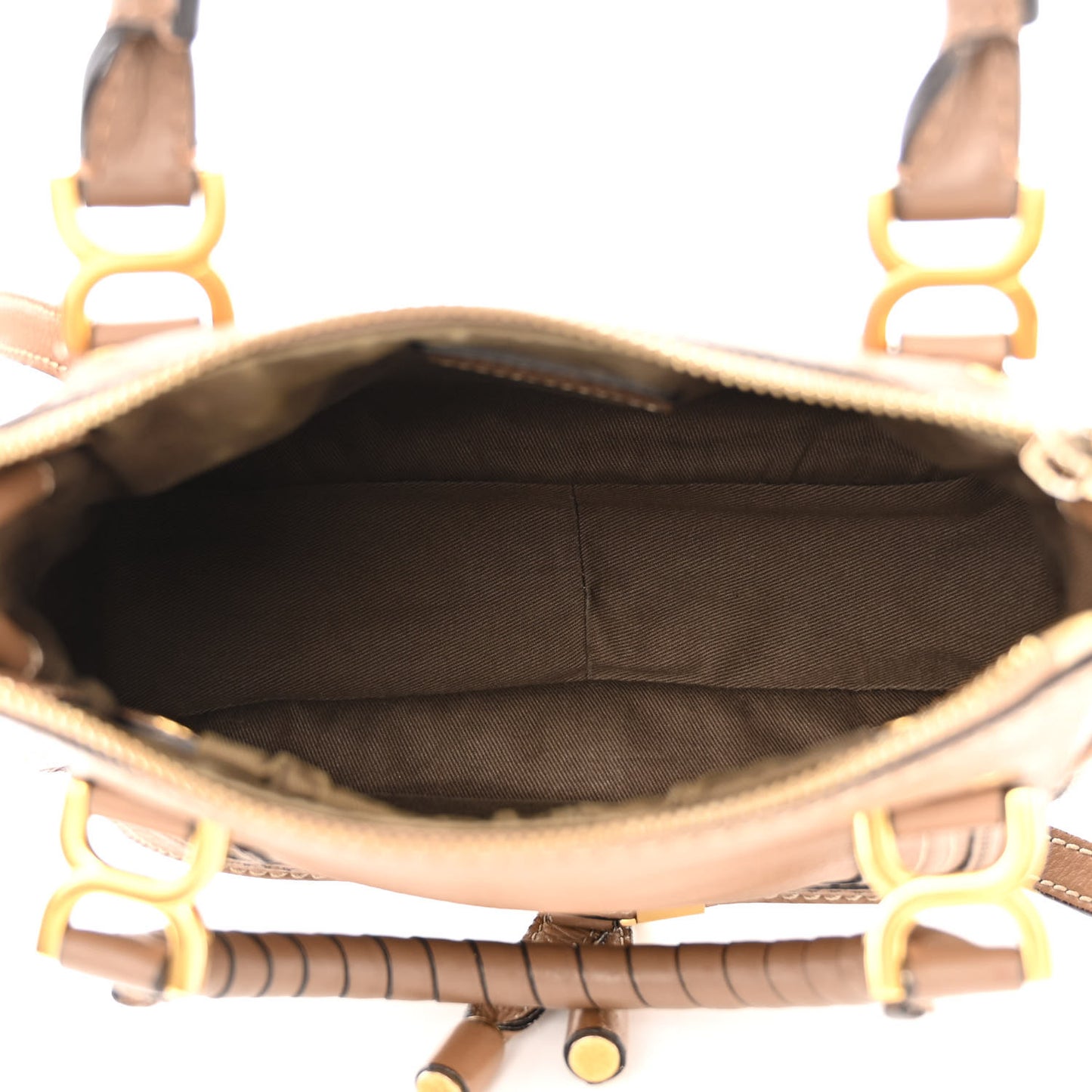 Calfskin Mini Marcie Satchel Nut
